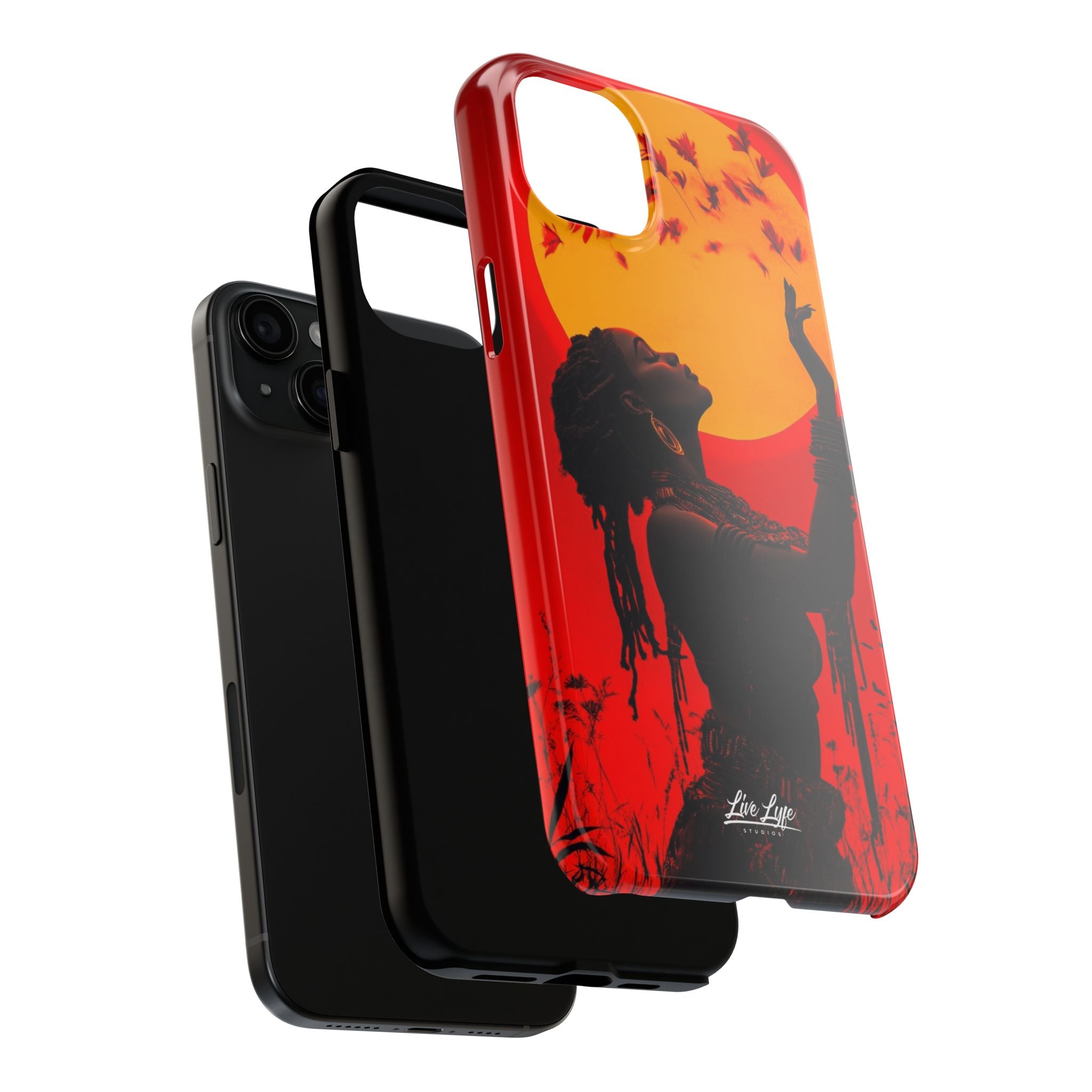 Sunset Spirit, Rasta Soul Awakening Phone Case