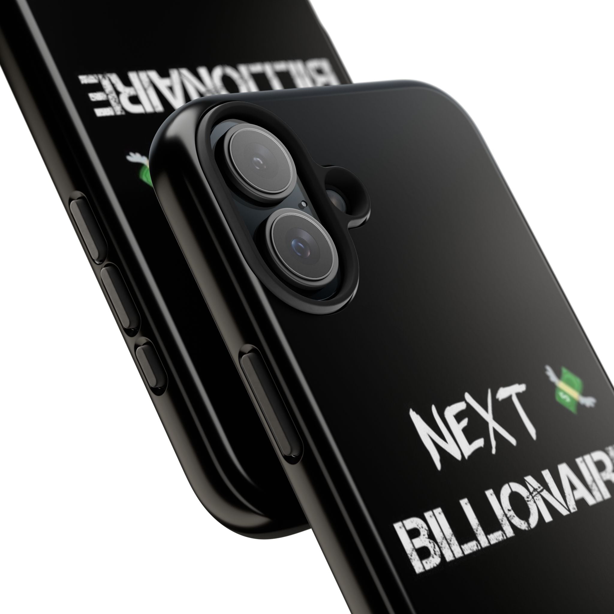 Bold Next Billionaire Phone Case, Tough Phone Cover, Entrepreneur Gift, Motivational Phone Accessory, Unique Tech Decor