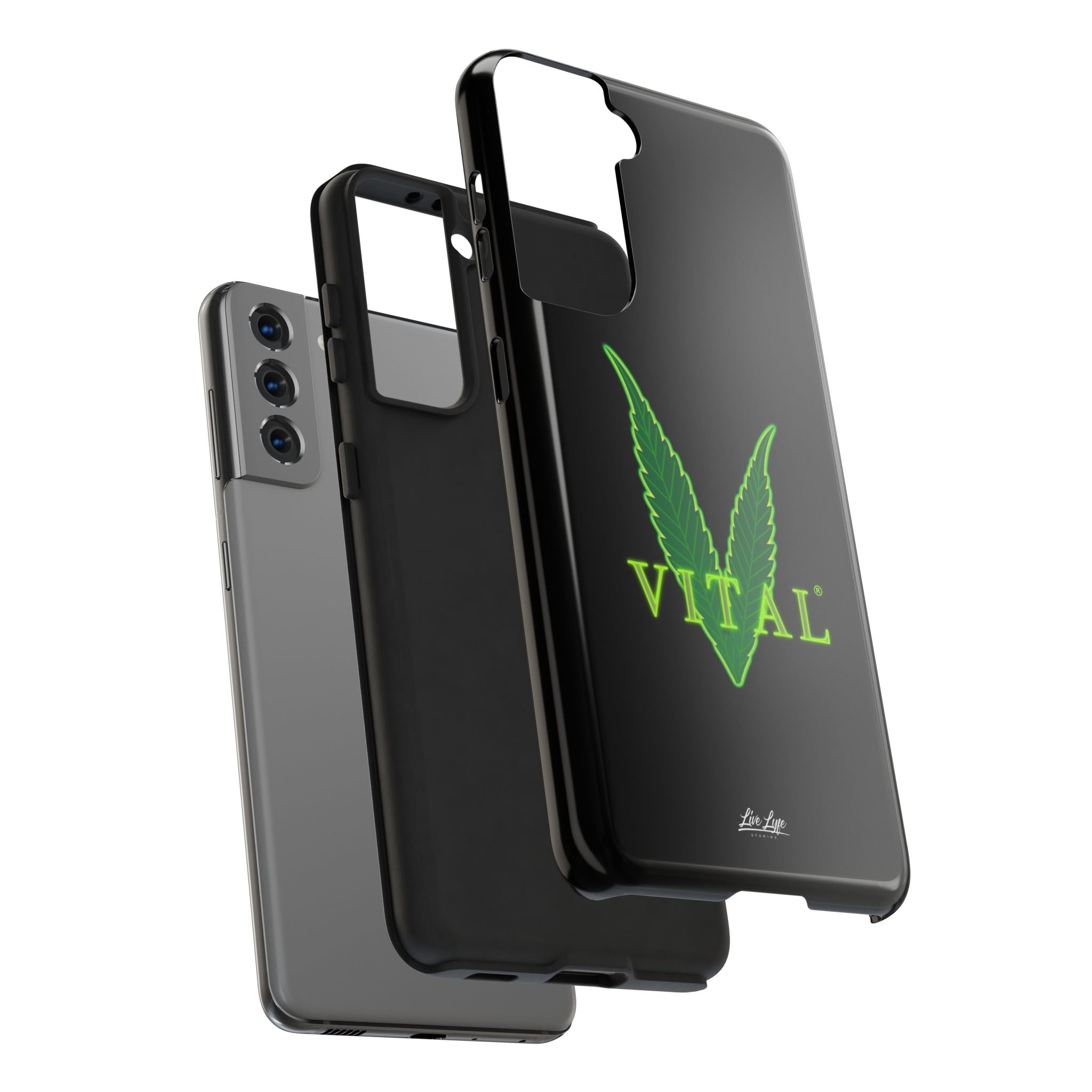 Vital Lyfe Phone Case – Sleek Black Cover