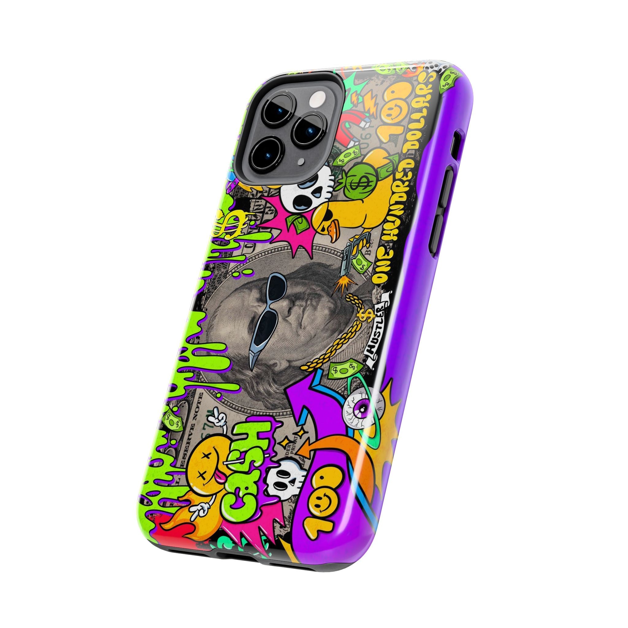 Vibrant Abstract Tough iPhone and Samsung Phone Cases - Funky, Graffiti-Style Protection, Perfect for Teens, Unique Gift, Street Art Lover, Cool Accessories