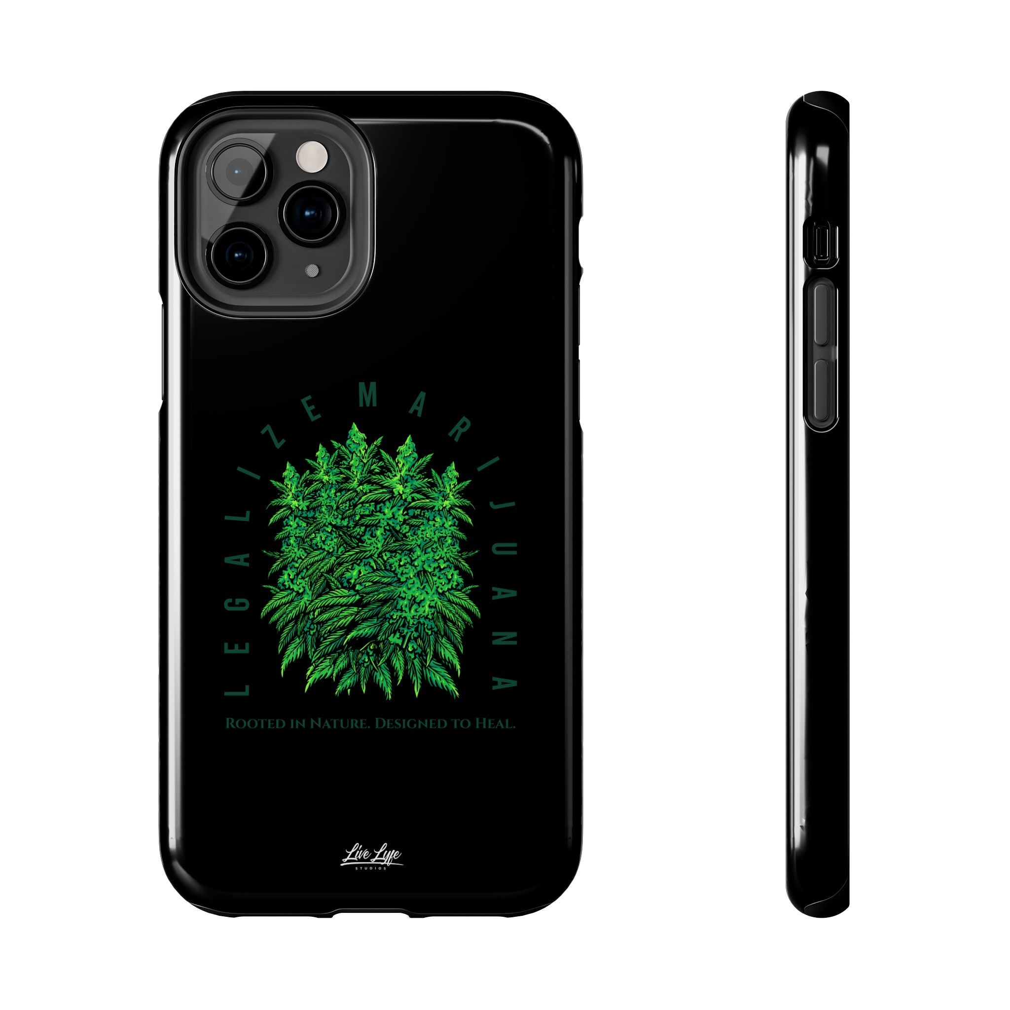 Legalize The Plant Phone Case – Sleek Black Cover