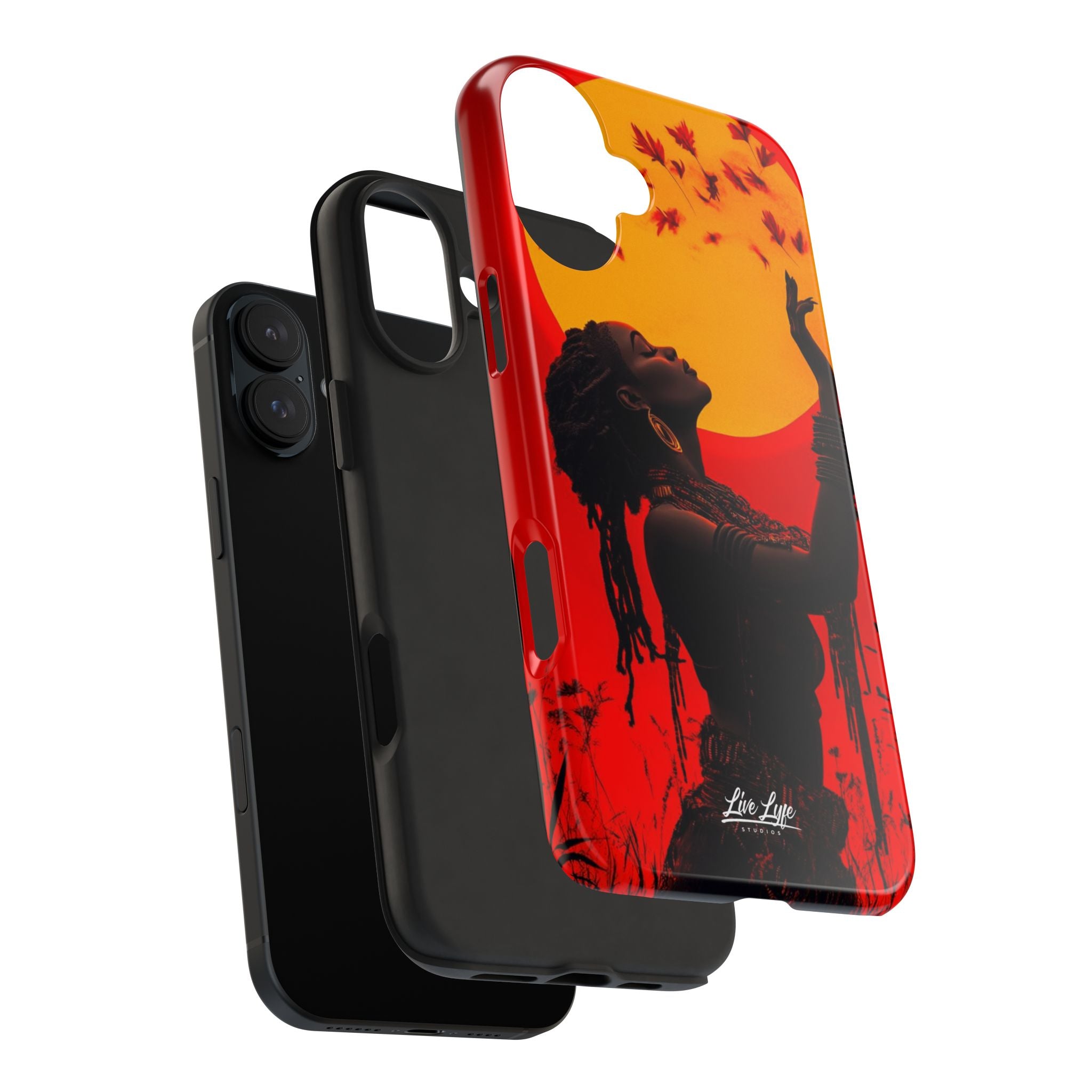 Sunset Spirit, Rasta Soul Awakening Phone Case