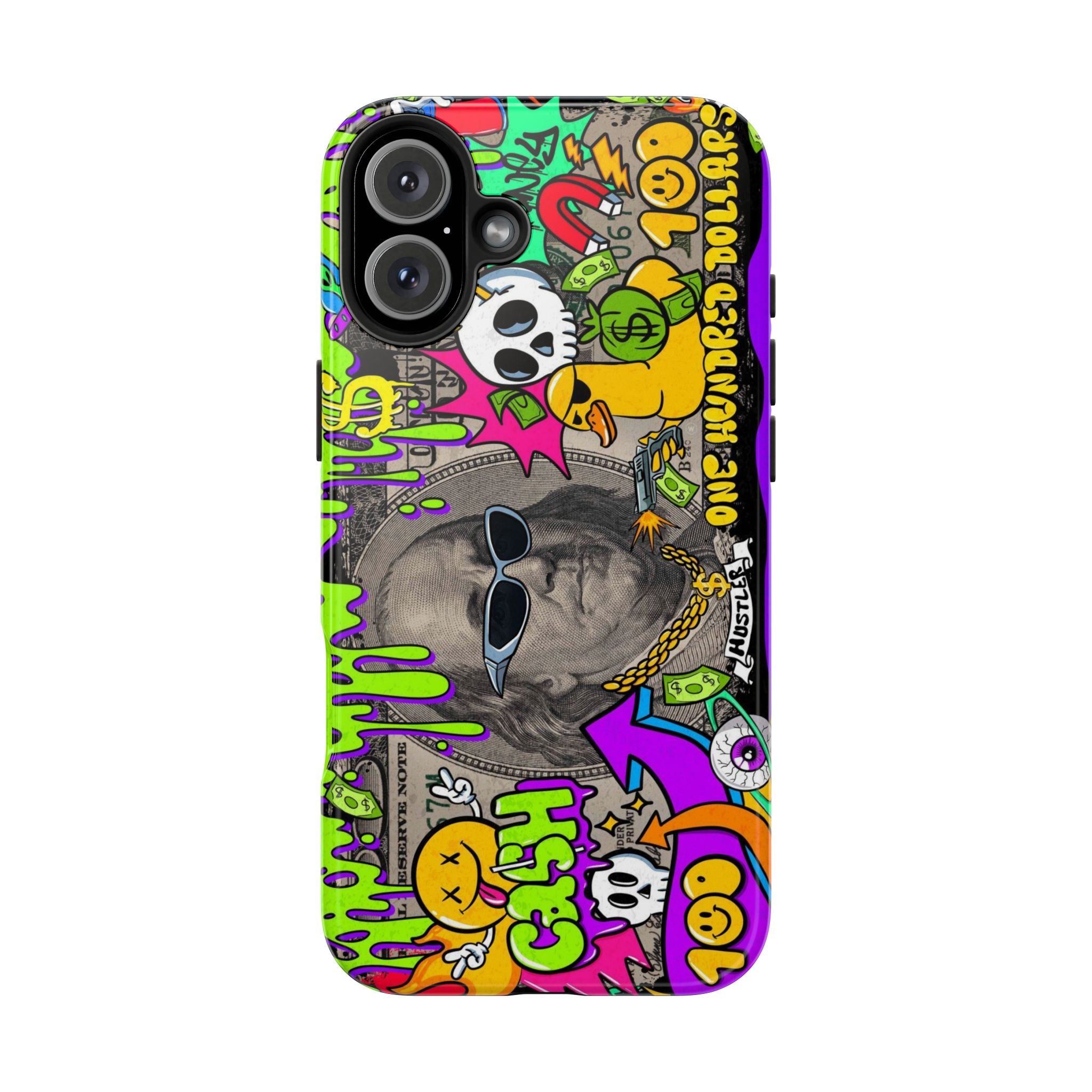 Vibrant Abstract Tough iPhone and Samsung Phone Cases - Funky, Graffiti-Style Protection, Perfect for Teens, Unique Gift, Street Art Lover, Cool Accessories