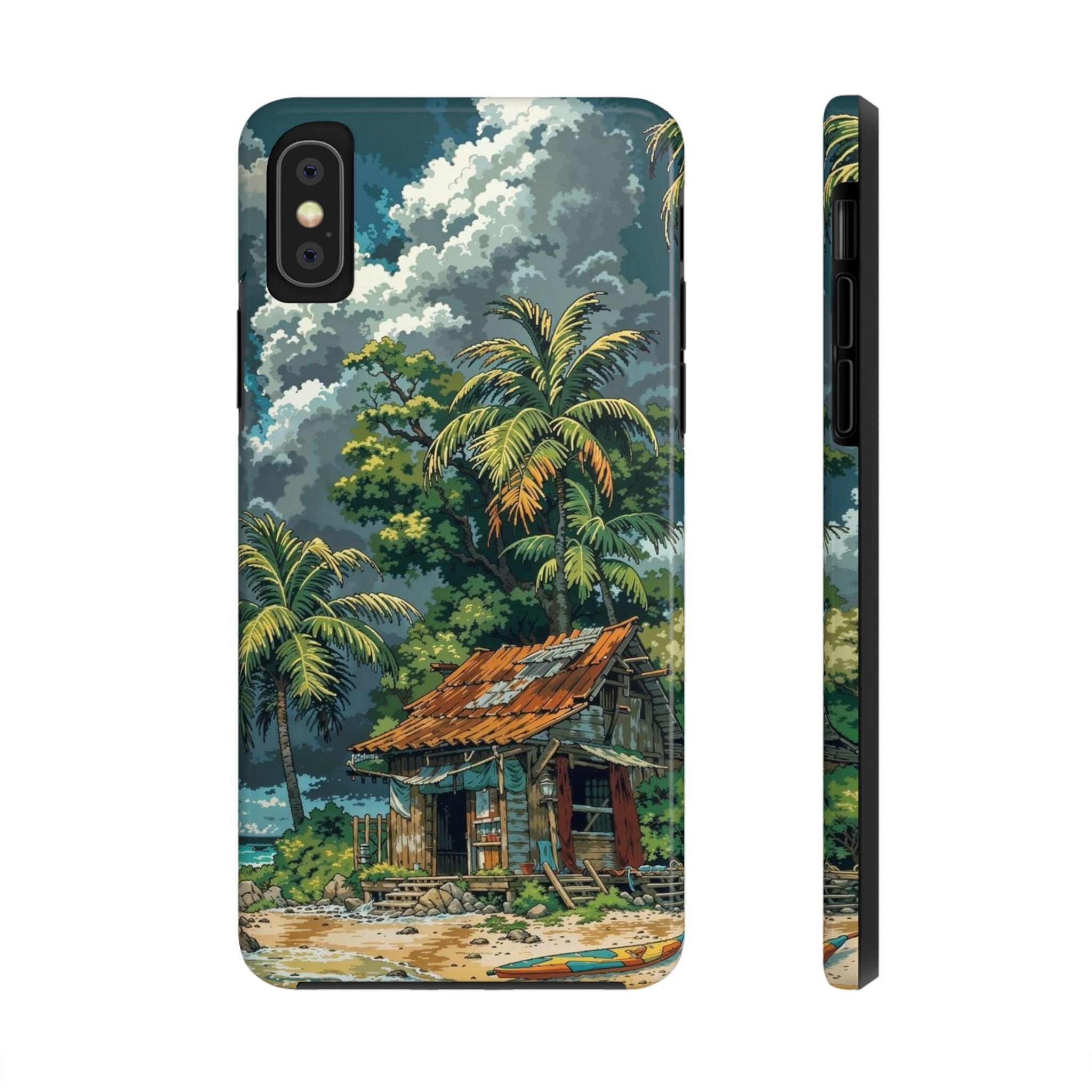 Tropical Paradise Tough iPhone and Samsung Cases - Beach Vibe, Summer Gift, Durable Protection for Adventure Lovers, Coastal Decor, Phone Accessories