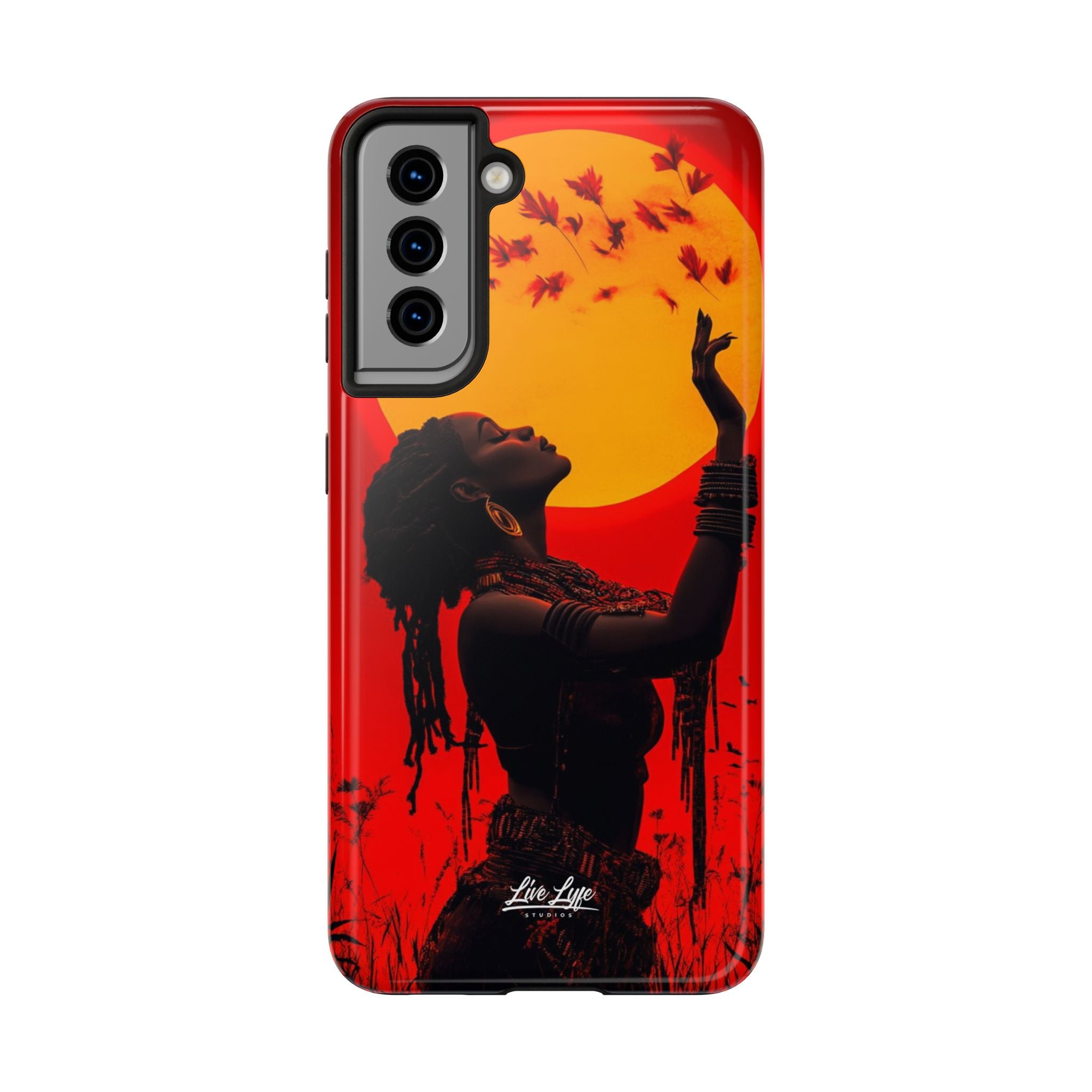Sunset Spirit, Rasta Soul Awakening Phone Case