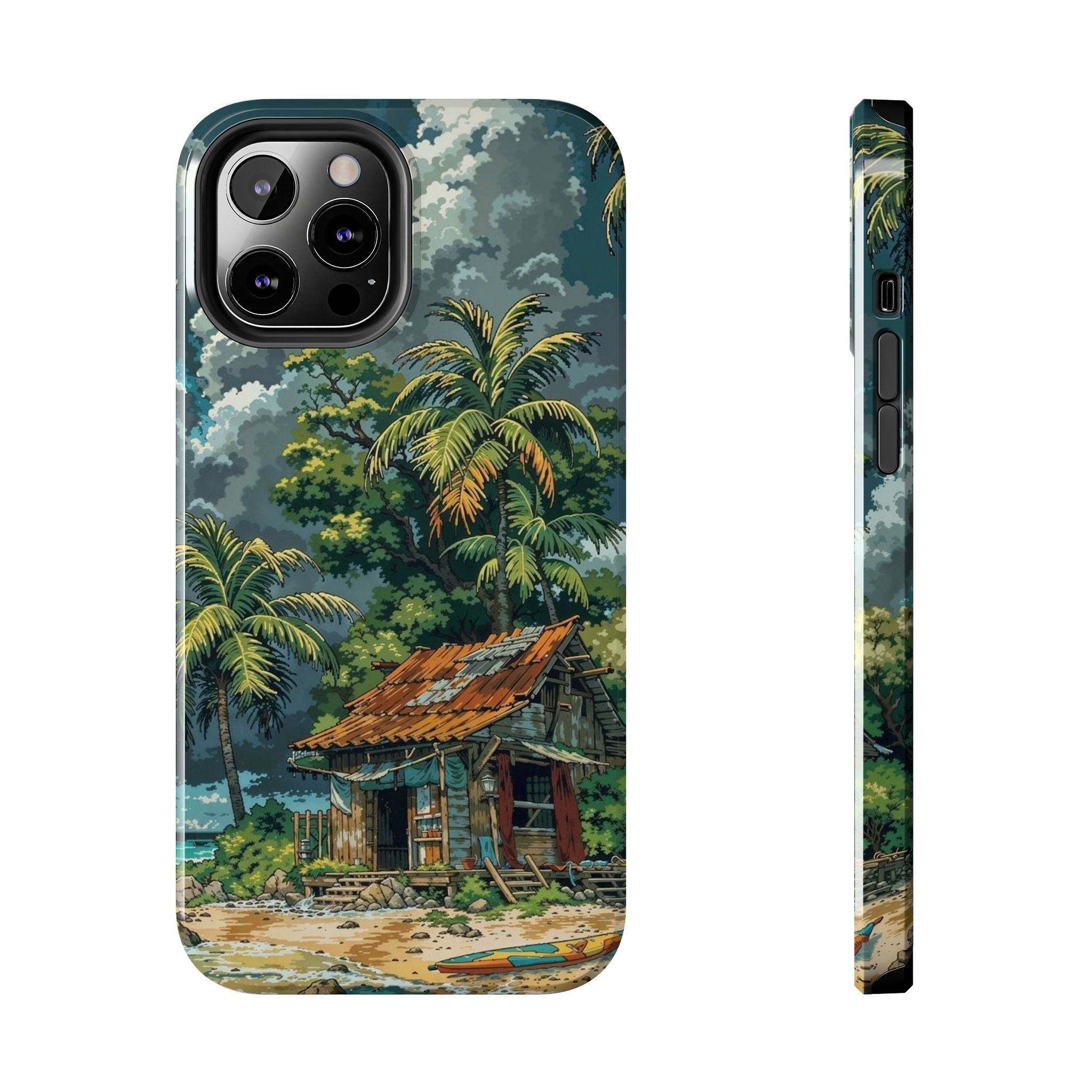 Tropical Paradise Tough iPhone and Samsung Cases - Beach Vibe, Summer Gift, Durable Protection for Adventure Lovers, Coastal Decor, Phone Accessories
