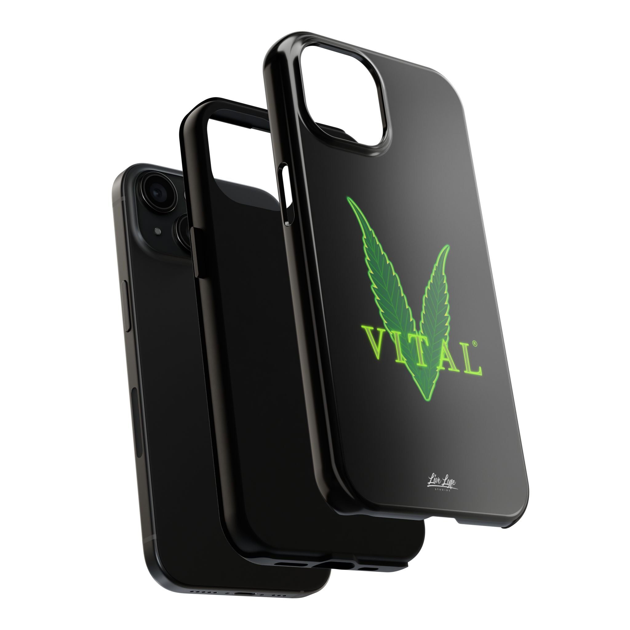 Vital Lyfe Phone Case – Sleek Black Cover