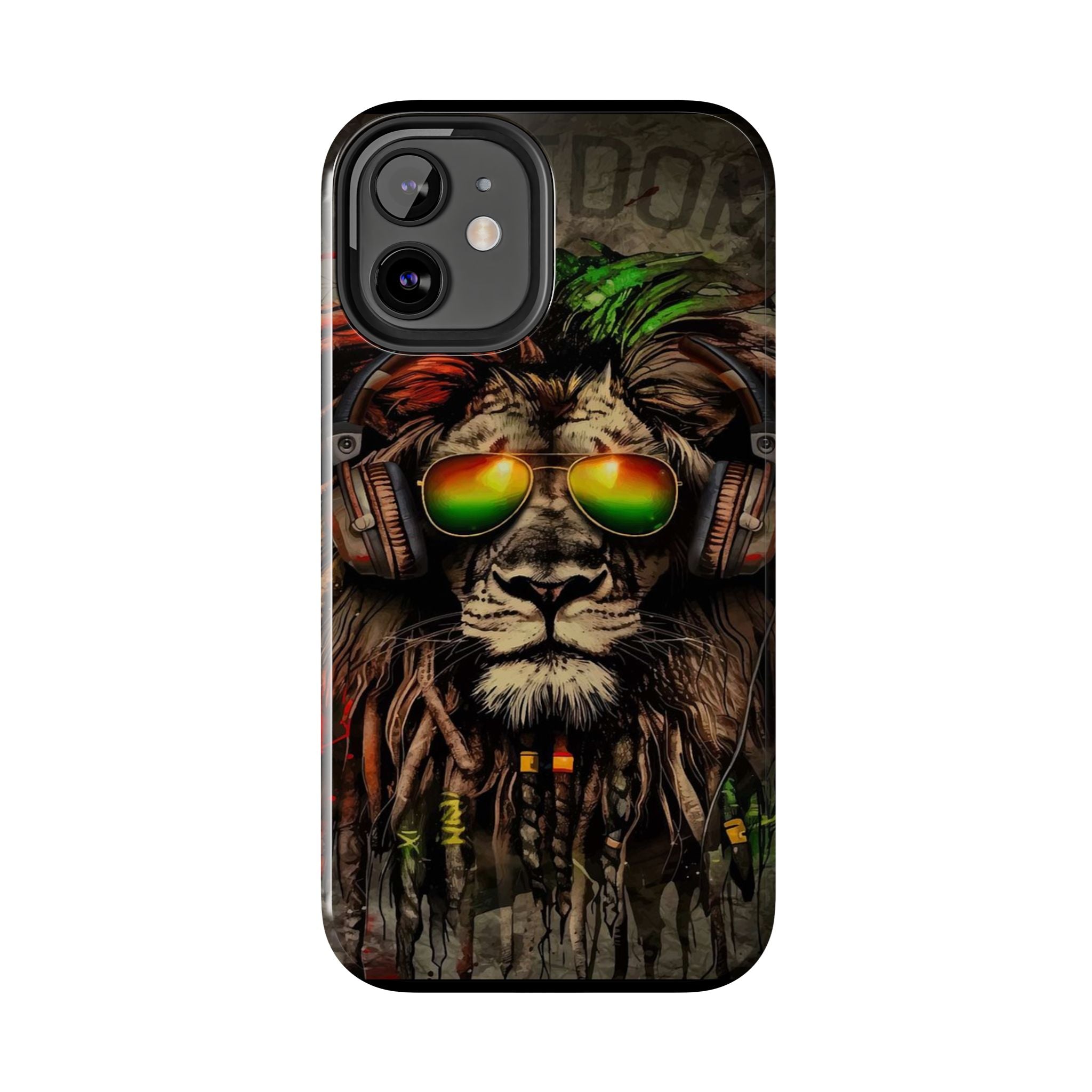 Reggae Lion Iphone Phone Case - Tough Phone Cases for Music Lovers, Gift for Rasta Fans, Vibrant Phone Cover, Unique Phone Accessories, [...]
