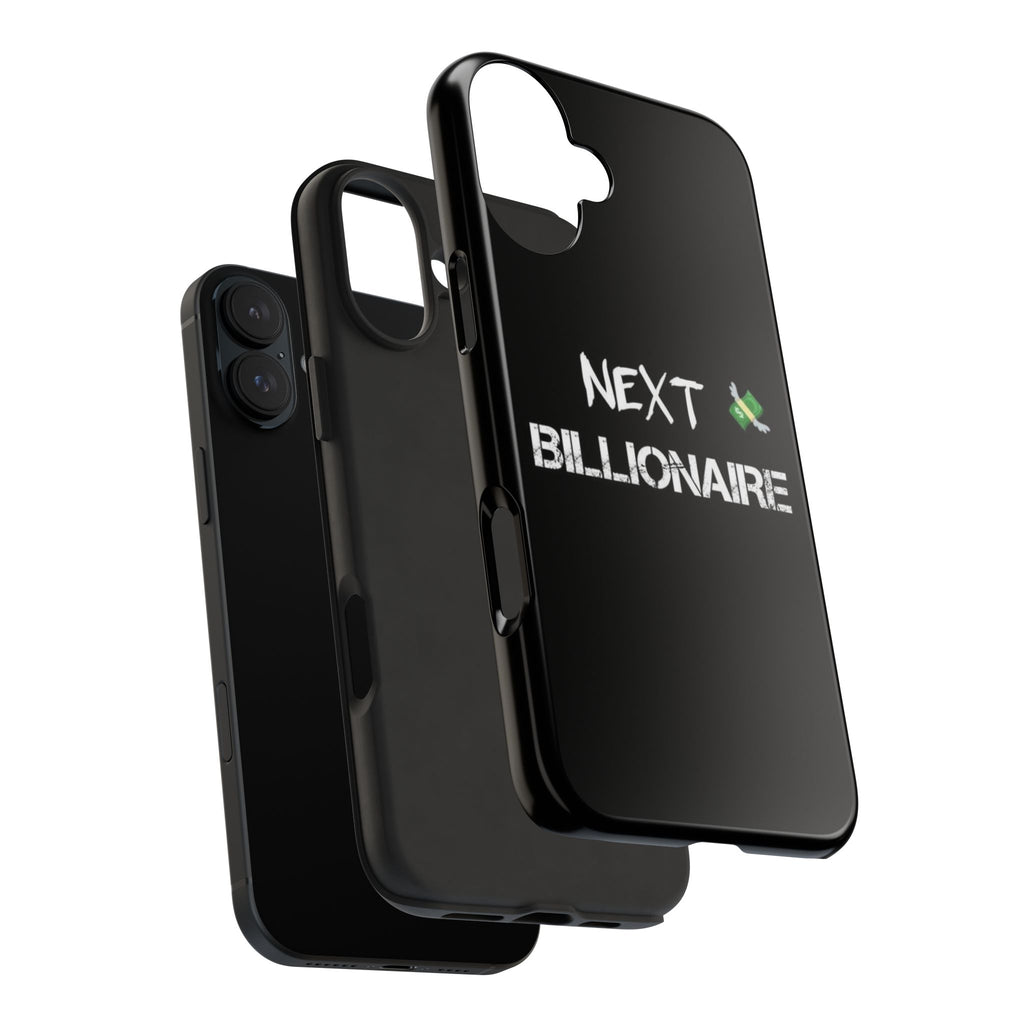 Bold Next Billionaire Phone Case, Tough Phone Cover, Entrepreneur Gift, Motivational Phone Accessory, Unique Tech Decor
