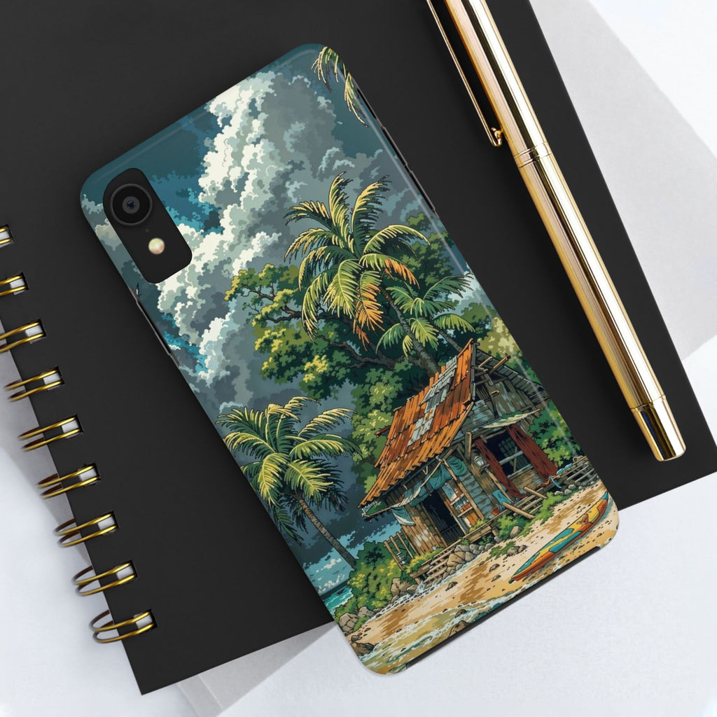 Tropical Paradise Tough iPhone and Samsung Cases - Beach Vibe, Summer Gift, Durable Protection for Adventure Lovers, Coastal Decor, Phone Accessories