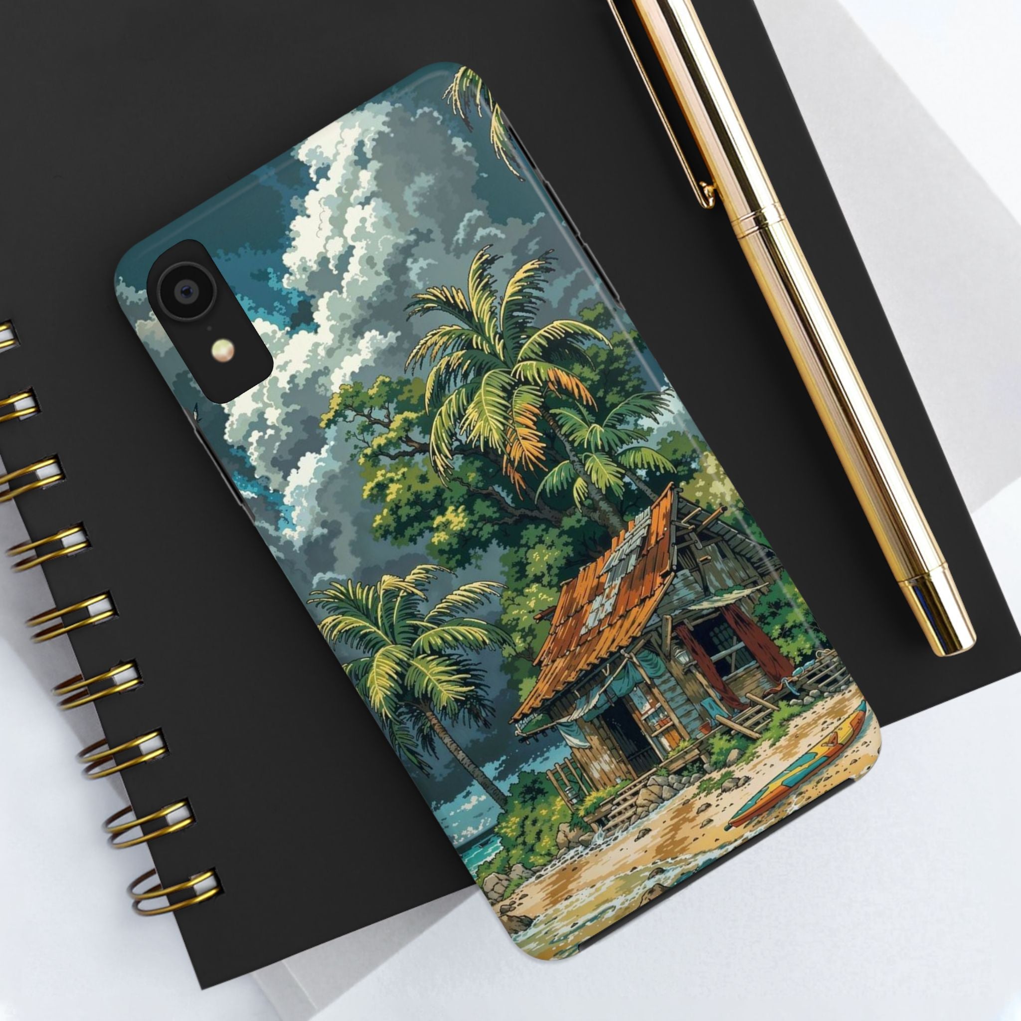 Tropical Paradise Tough iPhone and Samsung Cases - Beach Vibe, Summer Gift, Durable Protection for Adventure Lovers, Coastal Decor, Phone Accessories