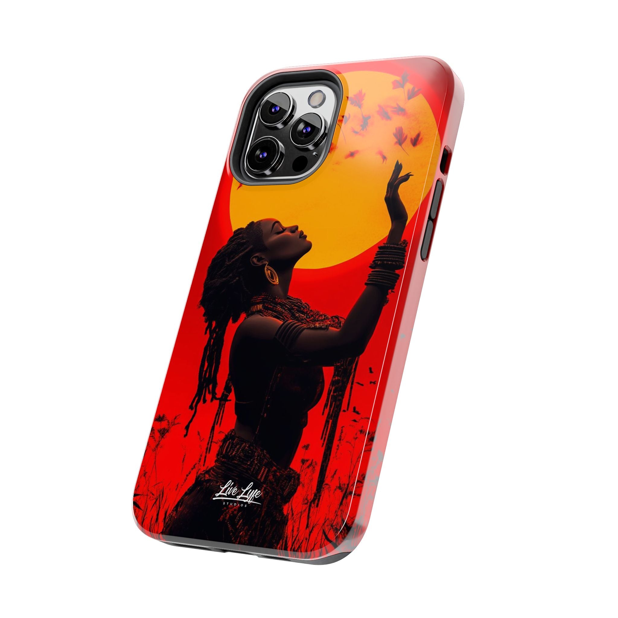 Sunset Spirit, Rasta Soul Awakening Phone Case