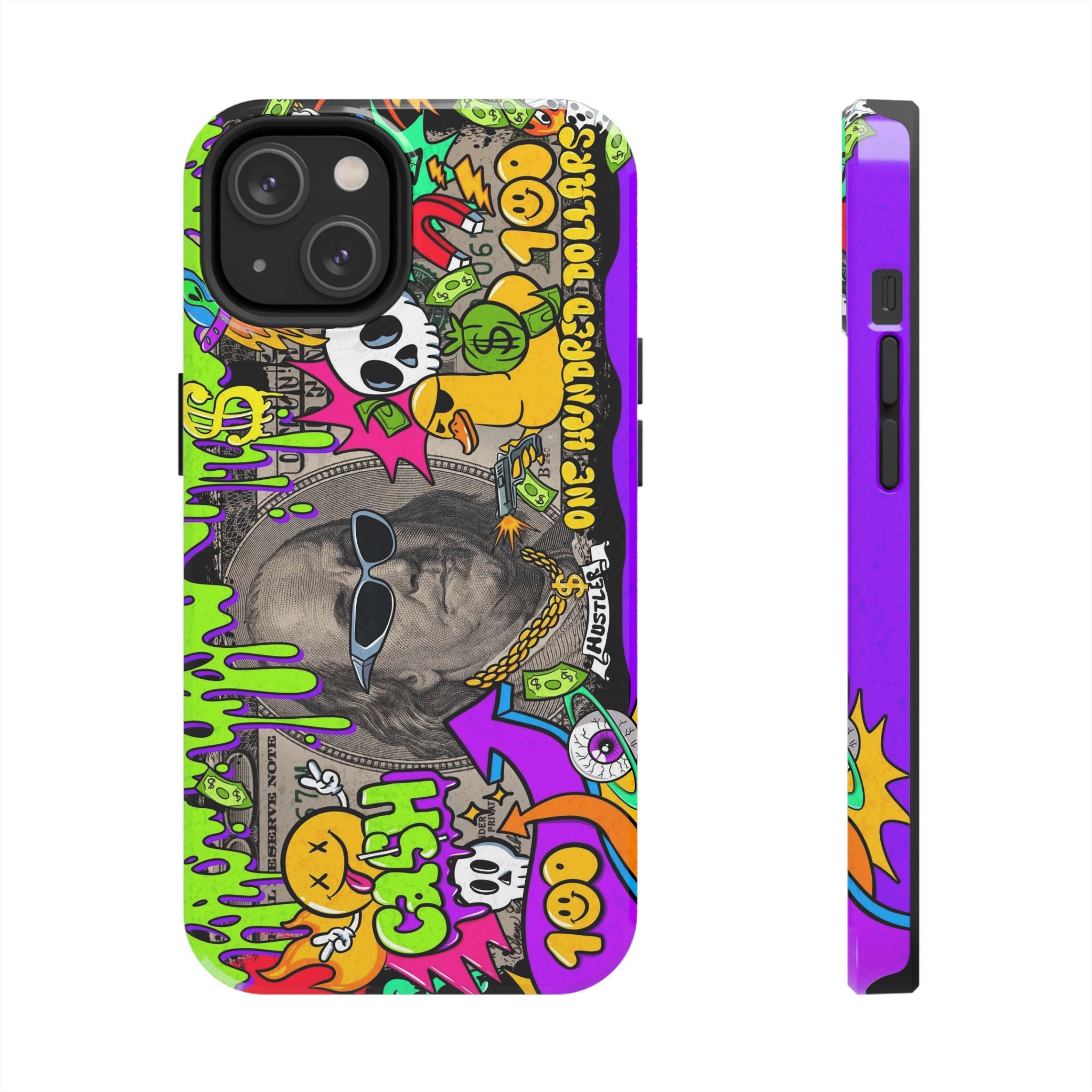 Vibrant Abstract Tough iPhone and Samsung Phone Cases - Funky, Graffiti-Style Protection, Perfect for Teens, Unique Gift, Street Art Lover, Cool Accessories