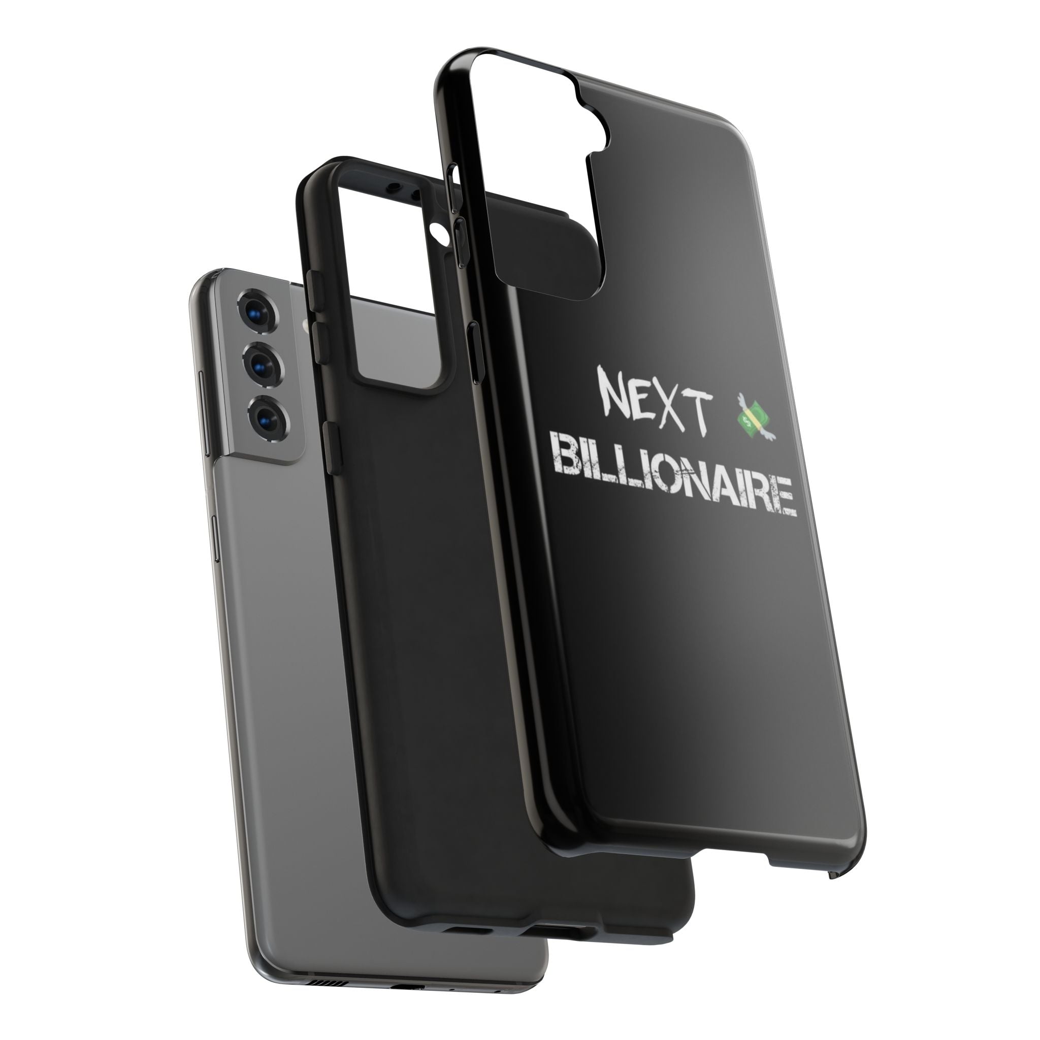 Bold Next Billionaire Phone Case, Tough Phone Cover, Entrepreneur Gift, Motivational Phone Accessory, Unique Tech Decor
