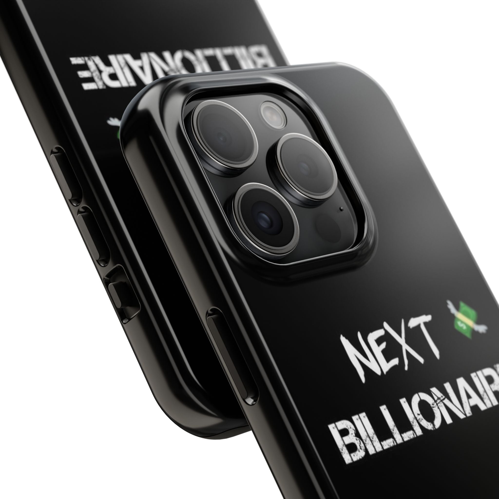Bold Next Billionaire Phone Case, Tough Phone Cover, Entrepreneur Gift, Motivational Phone Accessory, Unique Tech Decor