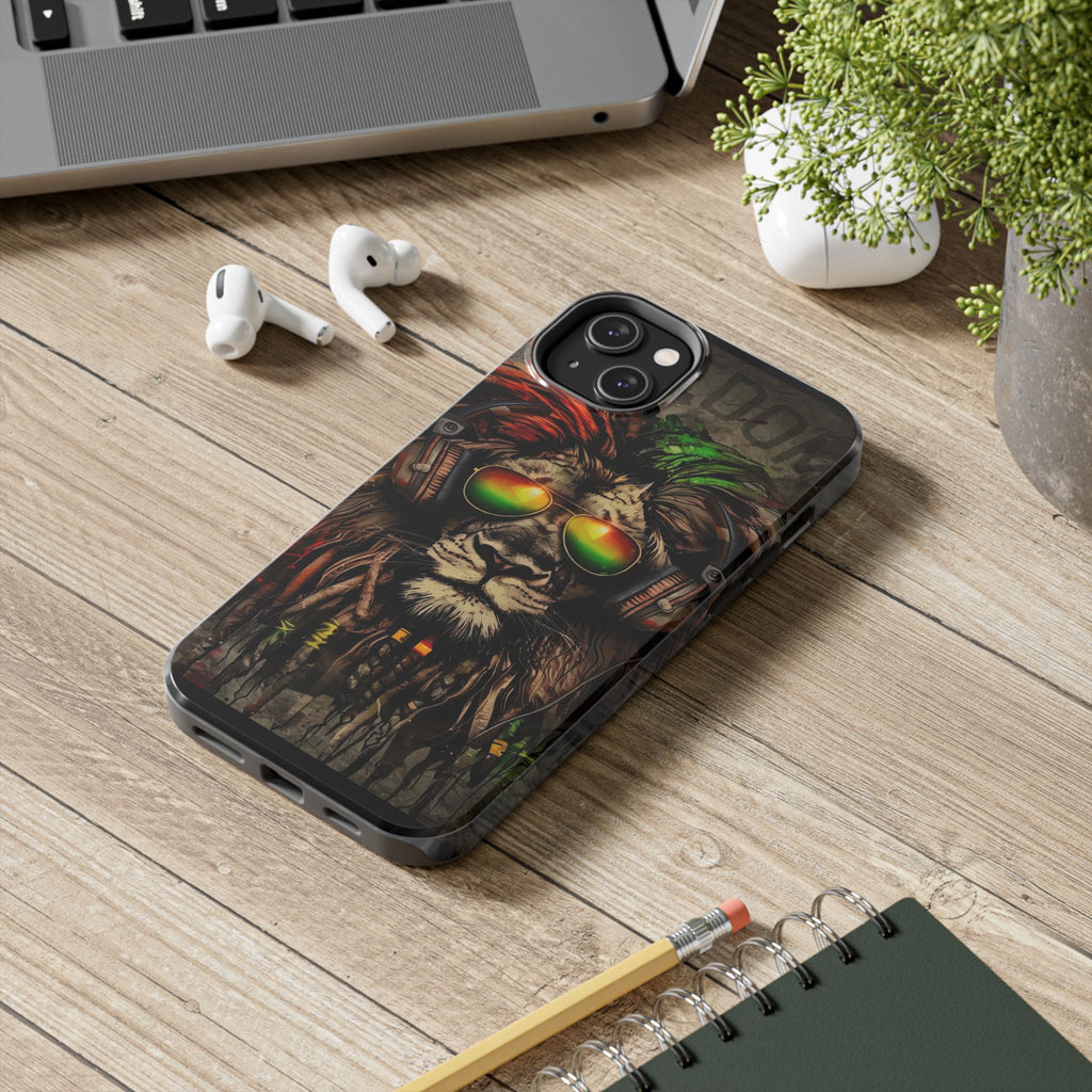 Reggae Lion Iphone Phone Case - Tough Phone Cases for Music Lovers, Gift for Rasta Fans, Vibrant Phone Cover, Unique Phone Accessories, [...]