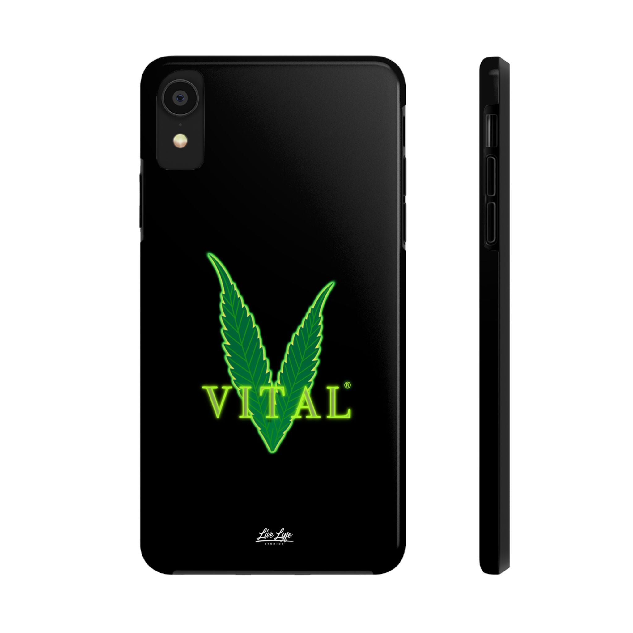 Vital Lyfe Phone Case – Sleek Black Cover