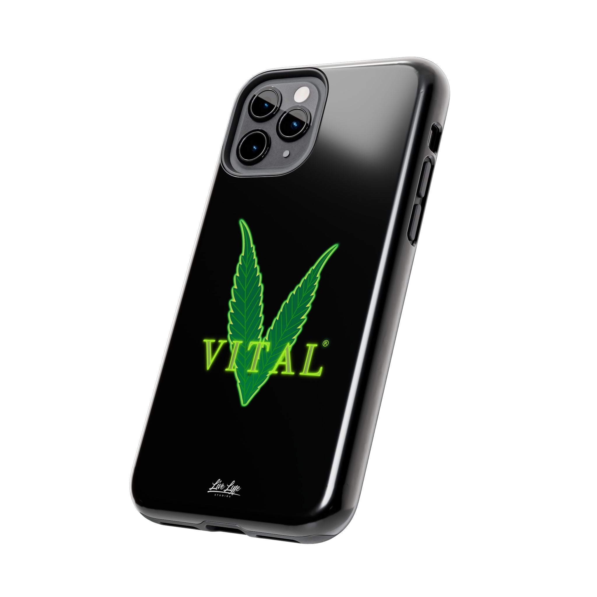 Vital Lyfe Phone Case – Sleek Black Cover