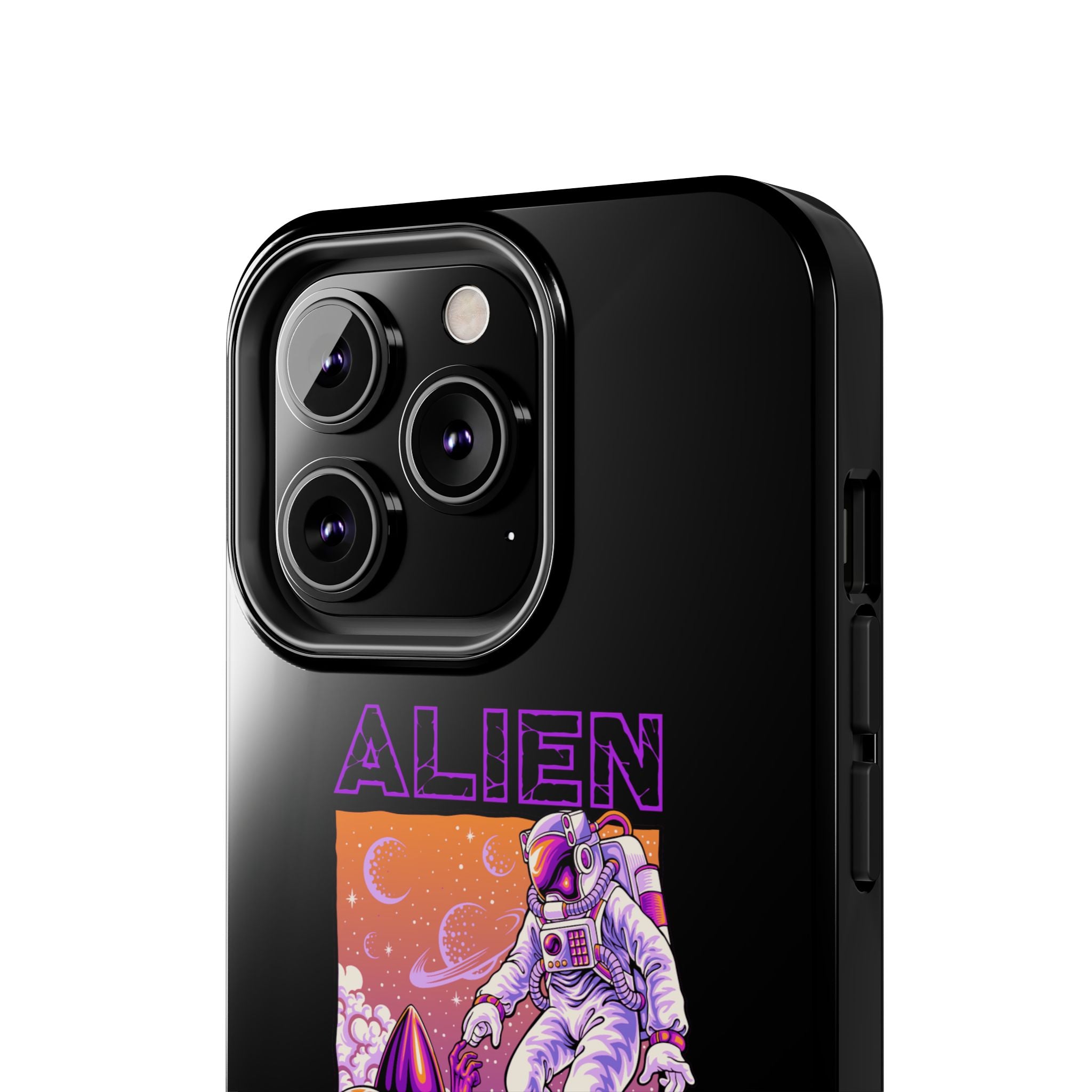 Alien Connection Phone Case – Sleek Black Cover