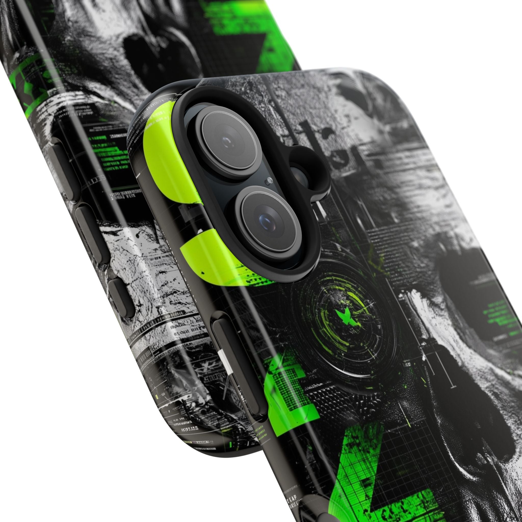 Edgy Skull iPhone Case Tough Protection for Your Device, Unique Design for Gamers, Halloween Gift, Tech Accessories, Bold Aesthetic