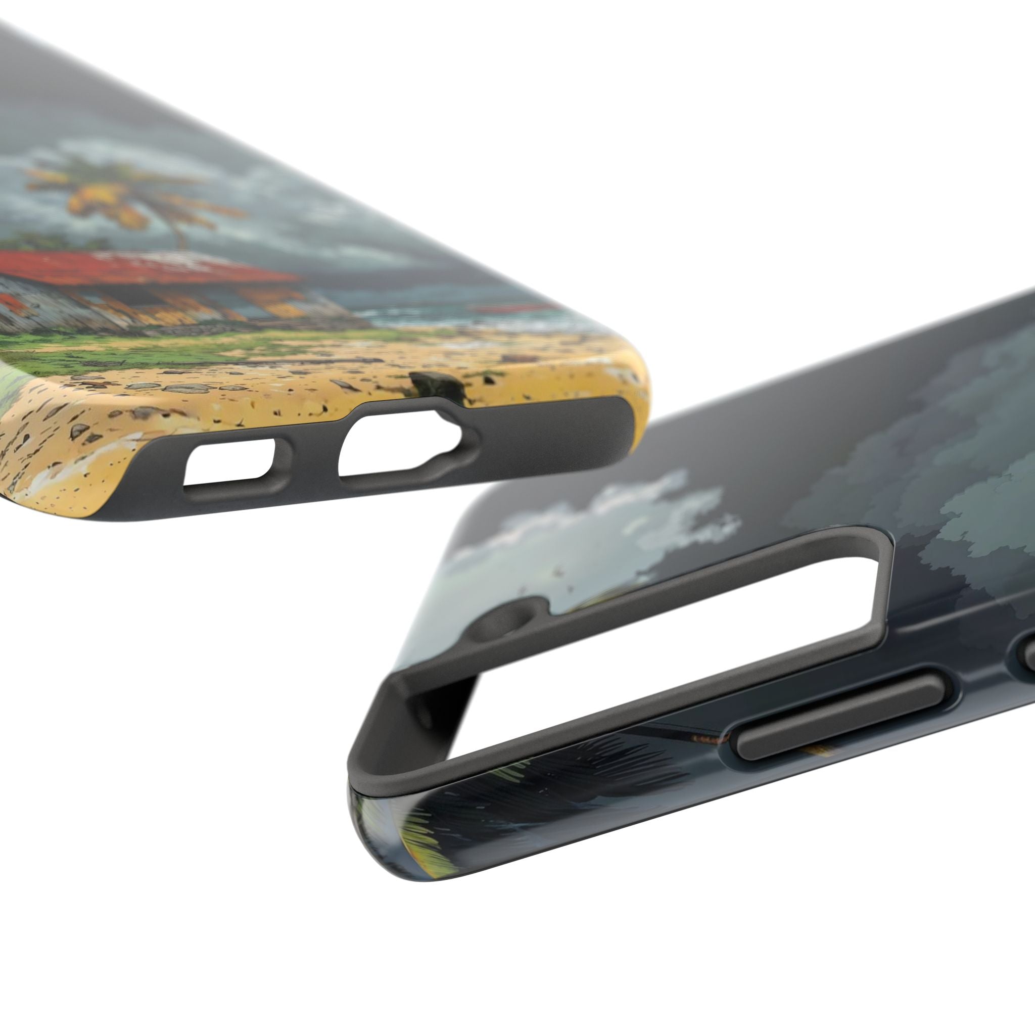 Tropical Beach Phone Cases - Coastal Vibes, Summer Gift, Adventure Ready, Travel Companion, Protective Cover Layer