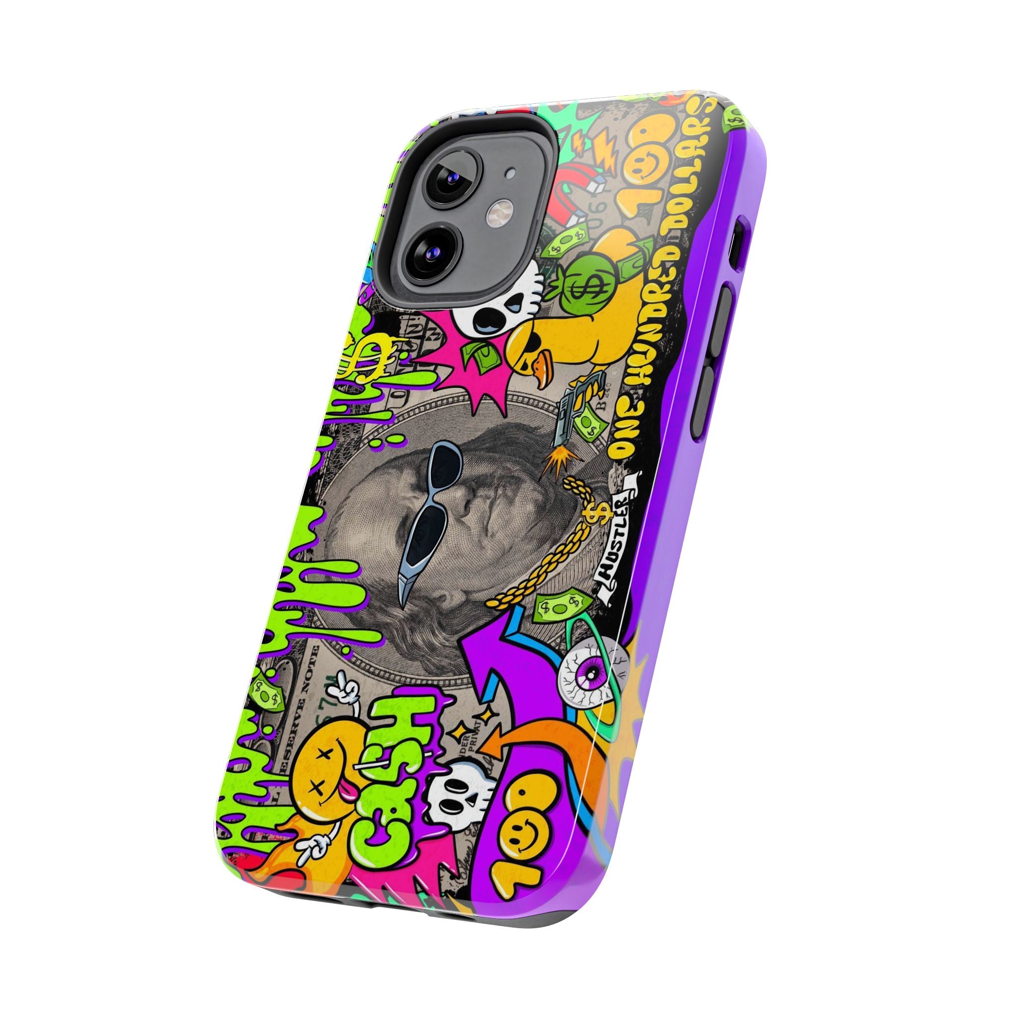 Vibrant Abstract Tough iPhone and Samsung Phone Cases - Funky, Graffiti-Style Protection, Perfect for Teens, Unique Gift, Street Art Lover, Cool Accessories