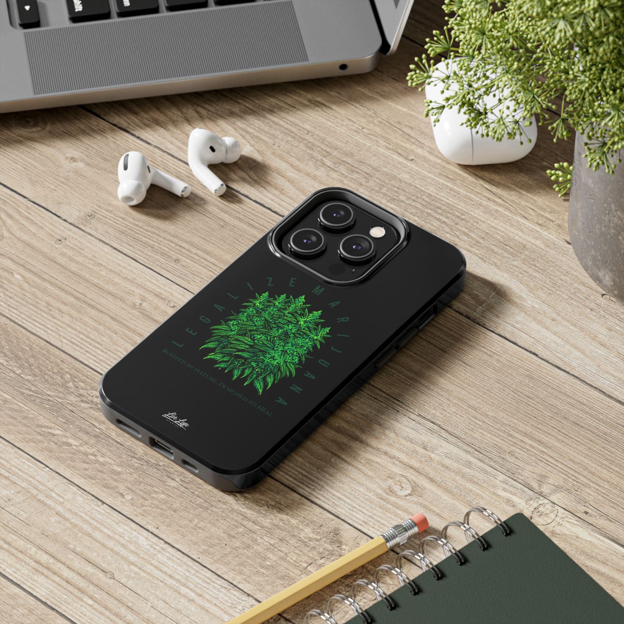 Legalize The Plant Phone Case – Sleek Black Cover