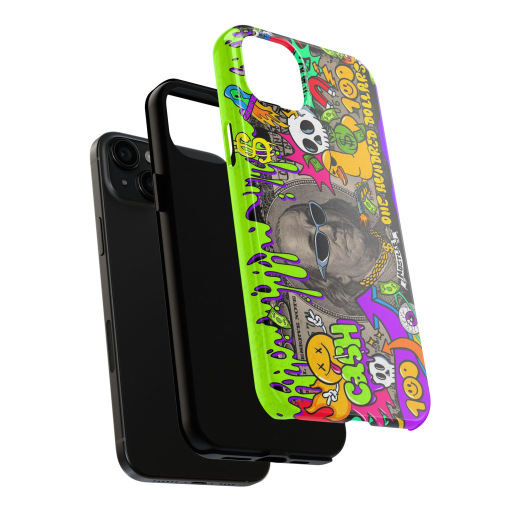Vibrant Abstract Tough iPhone and Samsung Phone Cases - Funky, Graffiti-Style Protection, Perfect for Teens, Unique Gift, Street Art Lover, Cool Accessories
