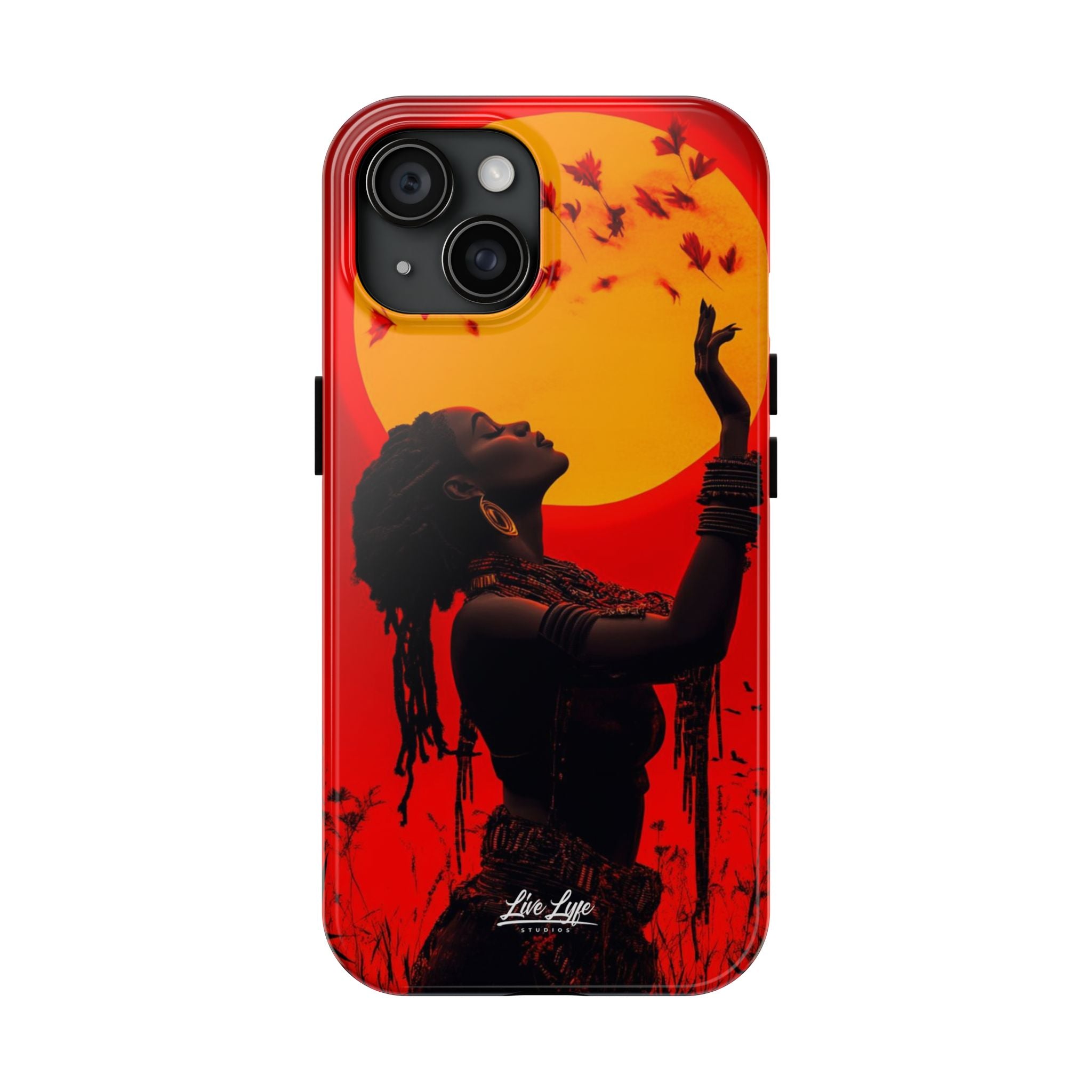 Sunset Spirit, Rasta Soul Awakening Phone Case