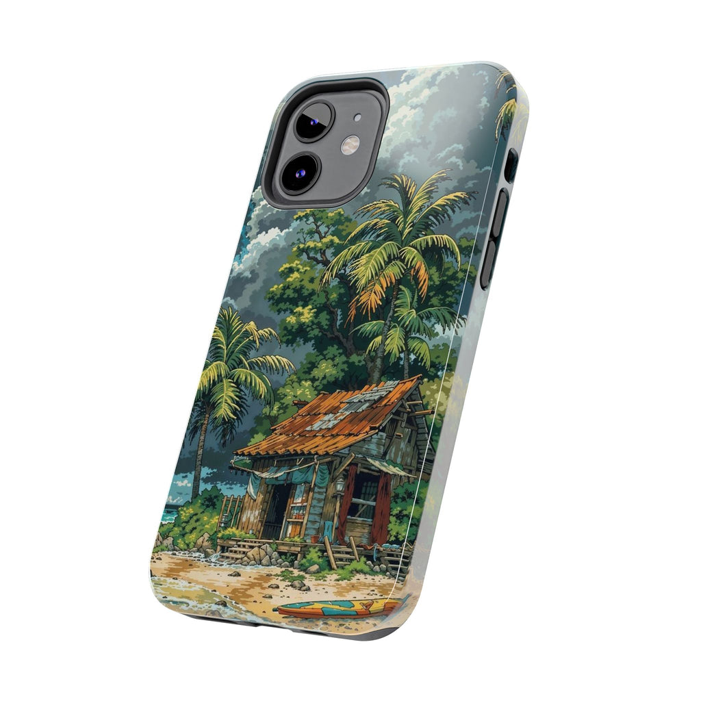 Tropical Paradise Tough iPhone and Samsung Cases - Beach Vibe, Summer Gift, Durable Protection for Adventure Lovers, Coastal Decor, Phone Accessories