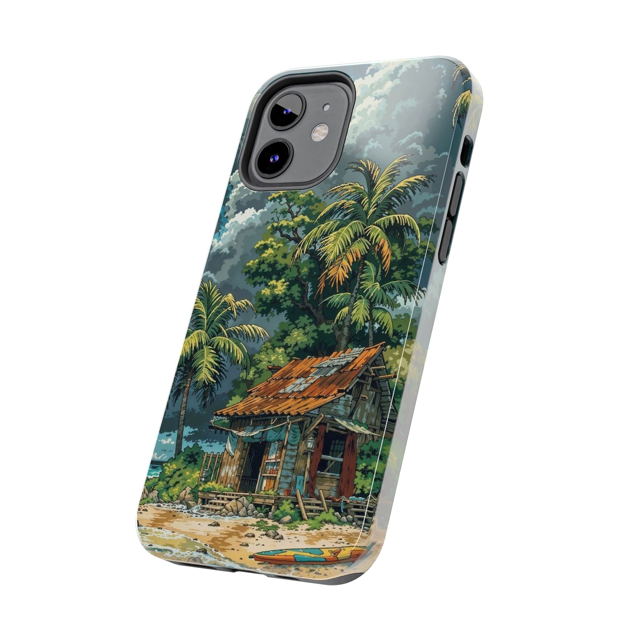 Tropical Paradise Tough iPhone and Samsung Cases - Beach Vibe, Summer Gift, Durable Protection for Adventure Lovers, Coastal Decor, Phone Accessories