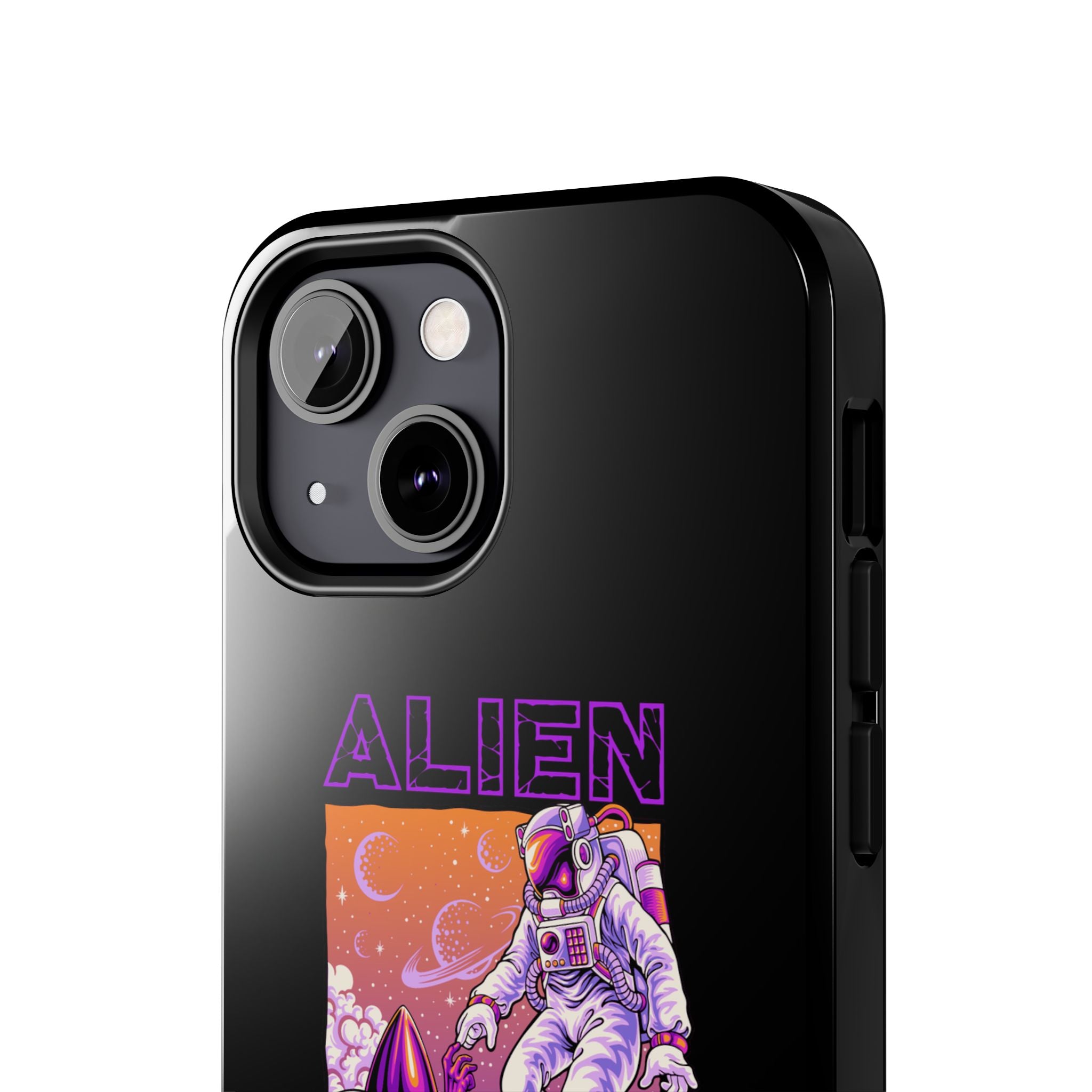Alien Connection Phone Case – Sleek Black Cover