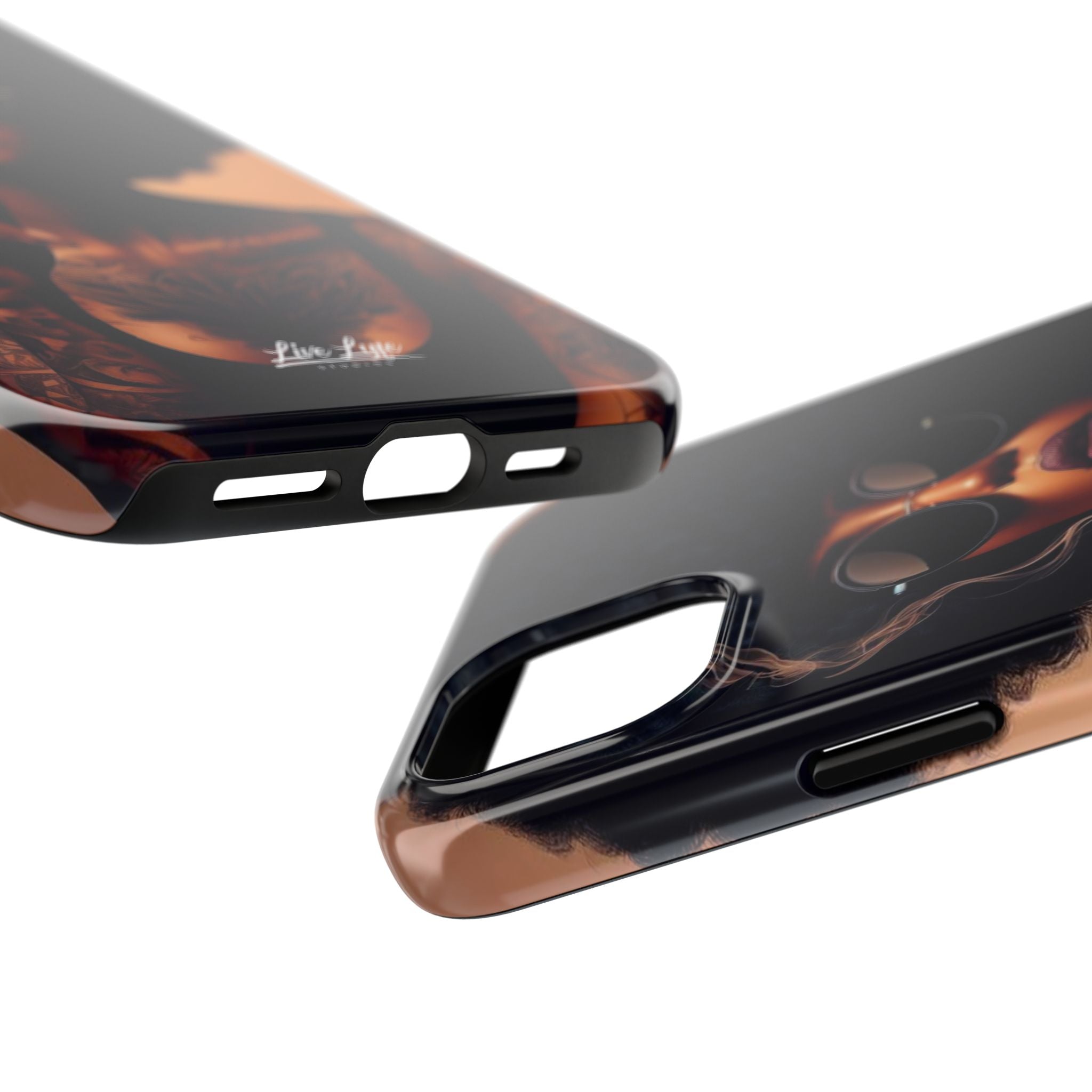 Smoke & Soul Afro Queen Vibe Phone Case, Protective Phone Case