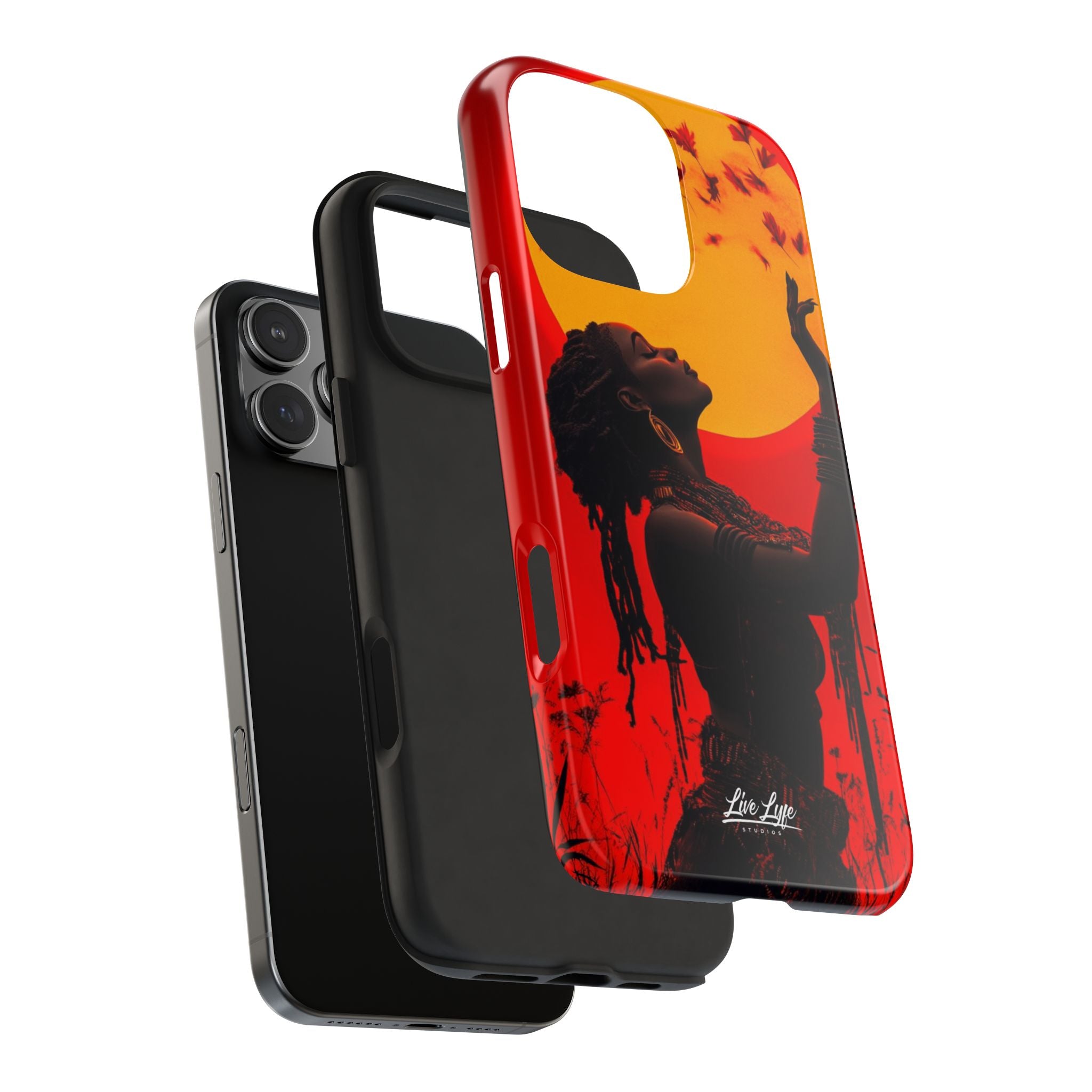 Sunset Spirit, Rasta Soul Awakening Phone Case