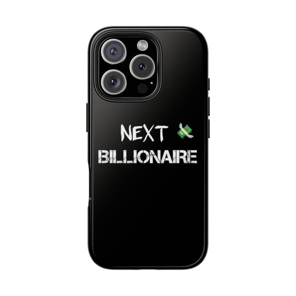 Bold Next Billionaire Phone Case, Tough Phone Cover, Entrepreneur Gift, Motivational Phone Accessory, Unique Tech Decor