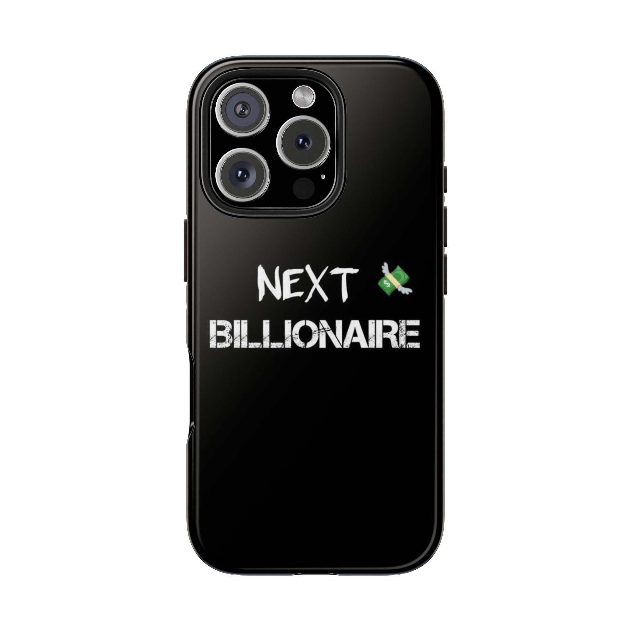 Bold Next Billionaire Phone Case, Tough Phone Cover, Entrepreneur Gift, Motivational Phone Accessory, Unique Tech Decor