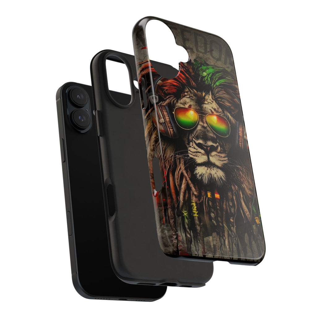 Reggae Lion Iphone Phone Case - Tough Phone Cases for Music Lovers, Gift for Rasta Fans, Vibrant Phone Cover, Unique Phone Accessories, [...]