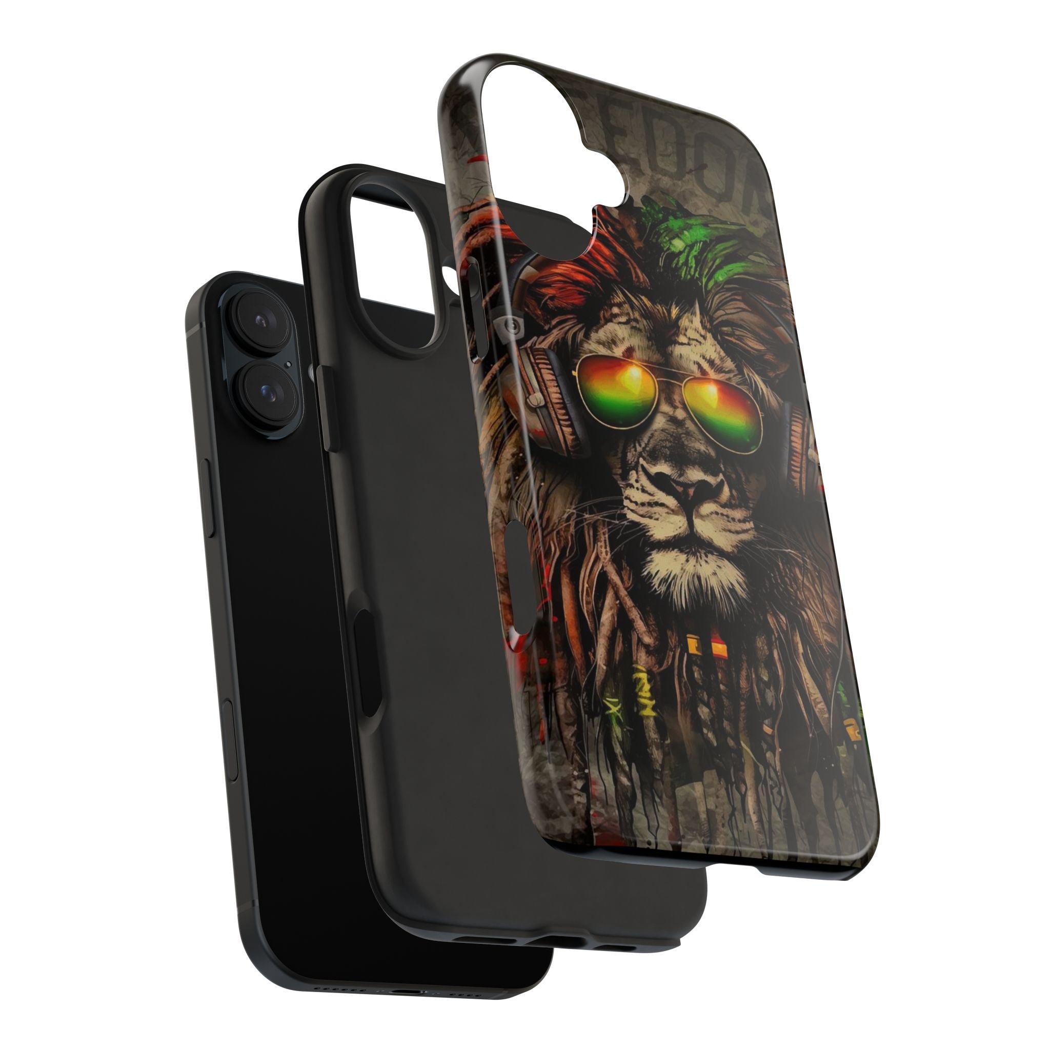Reggae Lion Iphone Phone Case - Tough Phone Cases for Music Lovers, Gift for Rasta Fans, Vibrant Phone Cover, Unique Phone Accessories, [...]