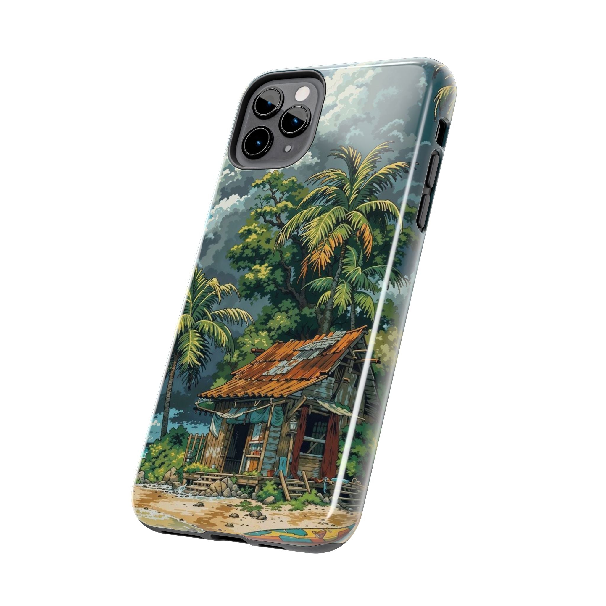 Tropical Paradise Tough iPhone and Samsung Cases - Beach Vibe, Summer Gift, Durable Protection for Adventure Lovers, Coastal Decor, Phone Accessories