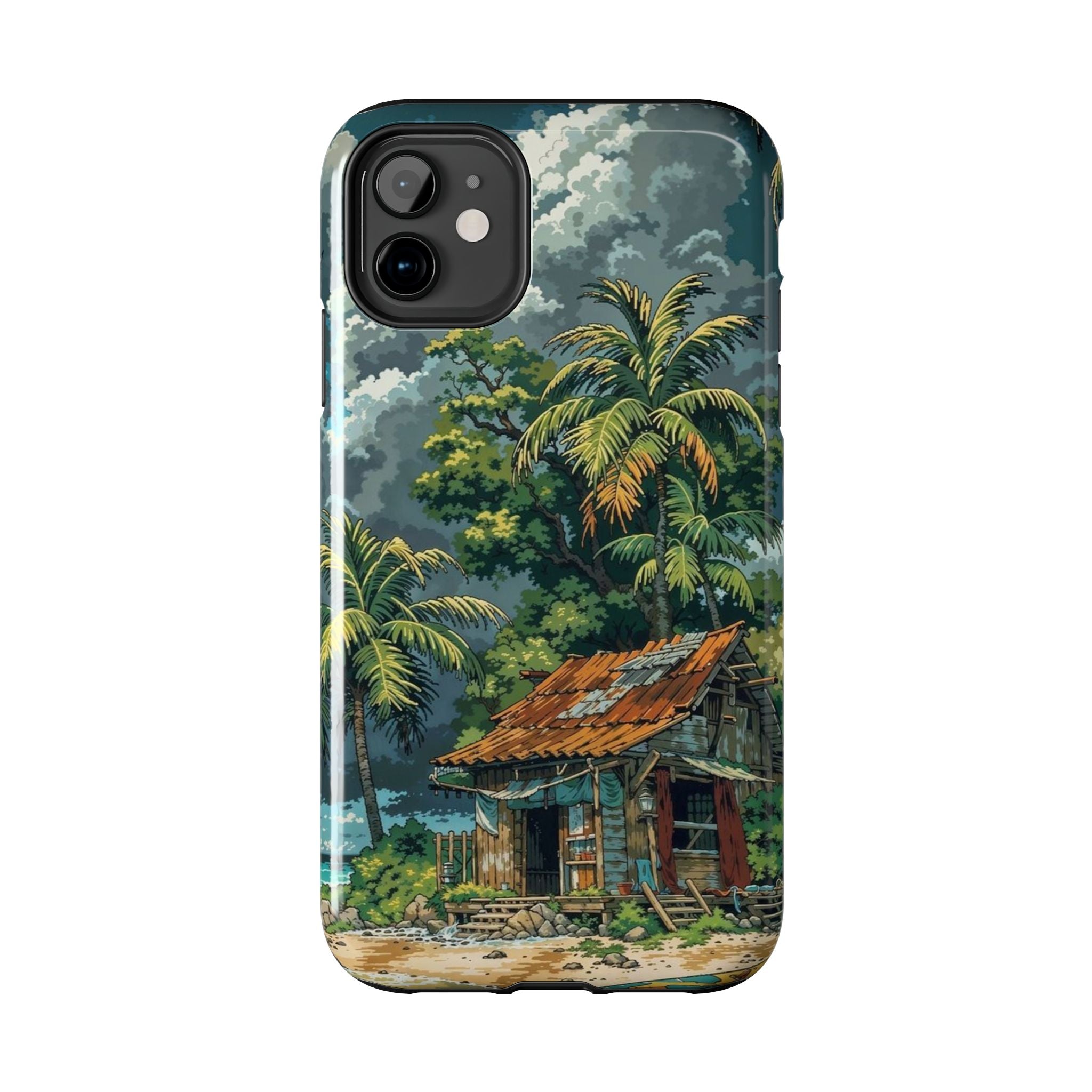 Tropical Paradise Tough iPhone and Samsung Cases - Beach Vibe, Summer Gift, Durable Protection for Adventure Lovers, Coastal Decor, Phone Accessories