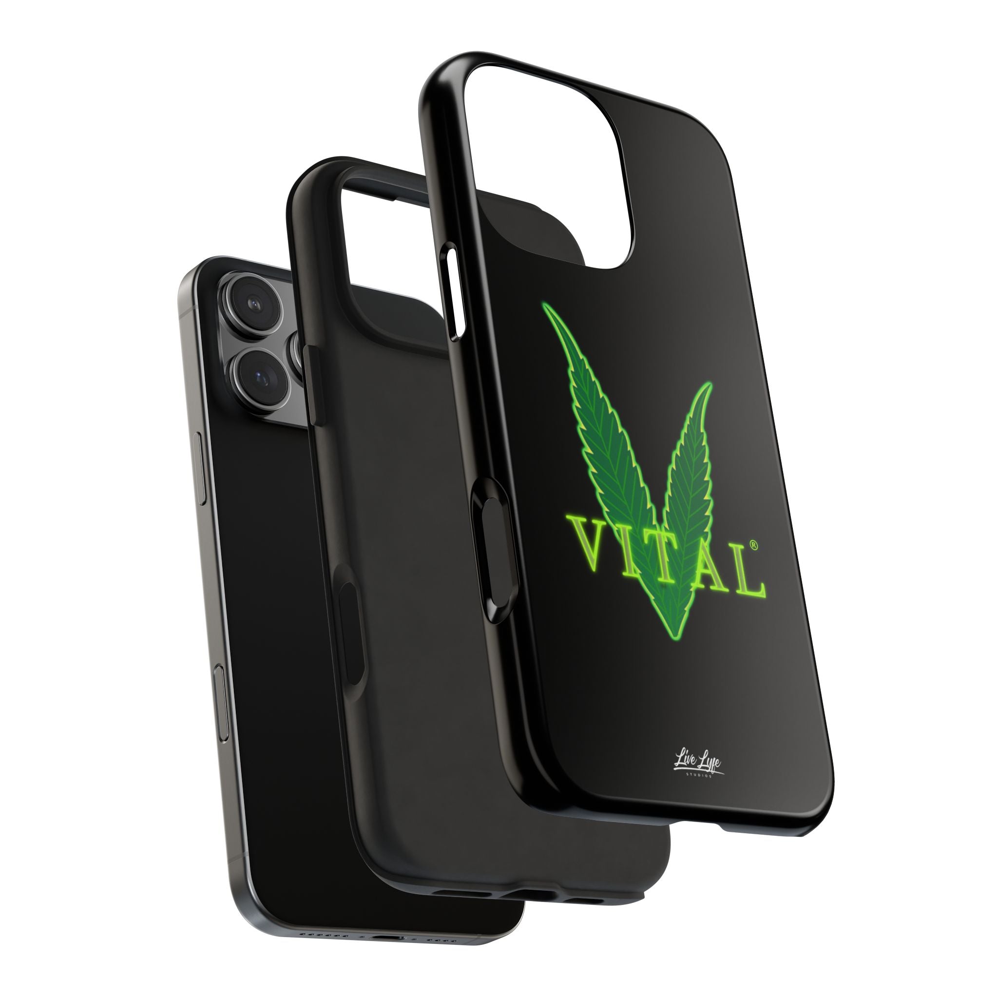 Vital Lyfe Phone Case – Sleek Black Cover