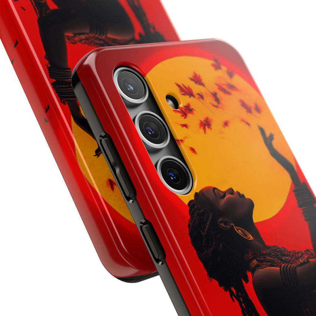 Sunset Spirit, Rasta Soul Awakening Phone Case