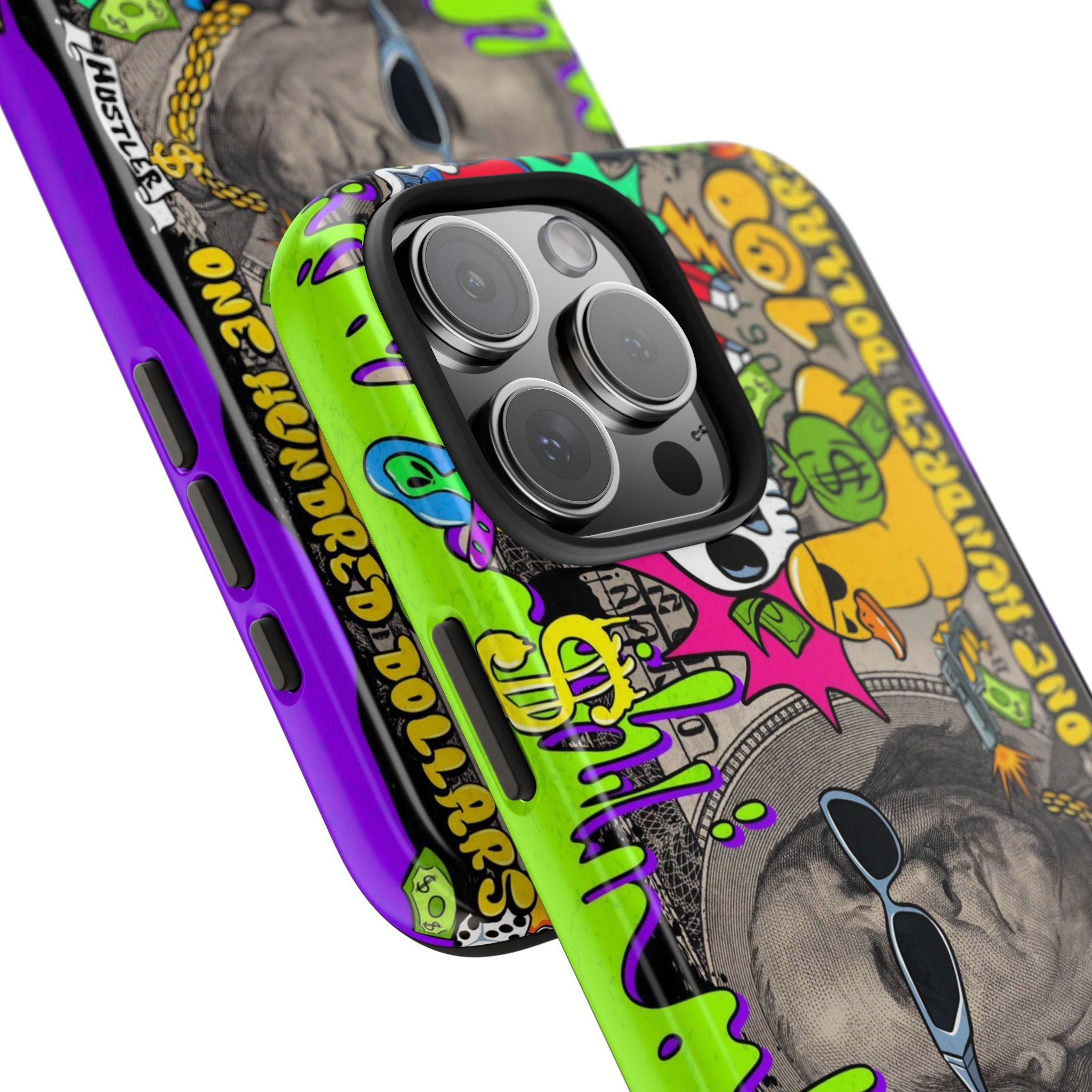 Vibrant Abstract Tough iPhone and Samsung Phone Cases - Funky, Graffiti-Style Protection, Perfect for Teens, Unique Gift, Street Art Lover, Cool Accessories