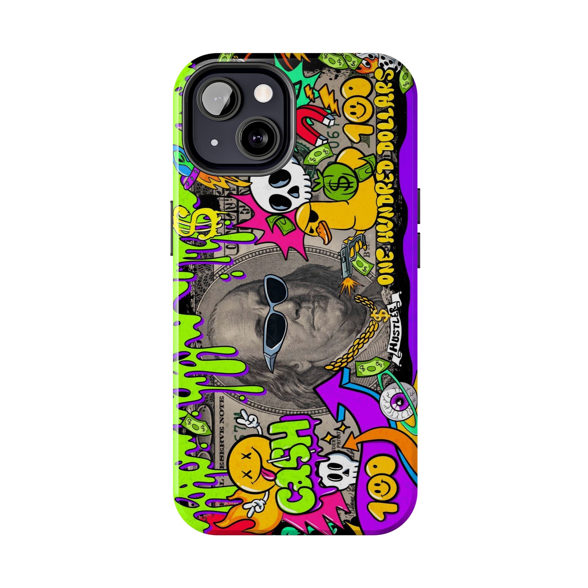 Vibrant Abstract Tough iPhone and Samsung Phone Cases - Funky, Graffiti-Style Protection, Perfect for Teens, Unique Gift, Street Art Lover, Cool Accessories