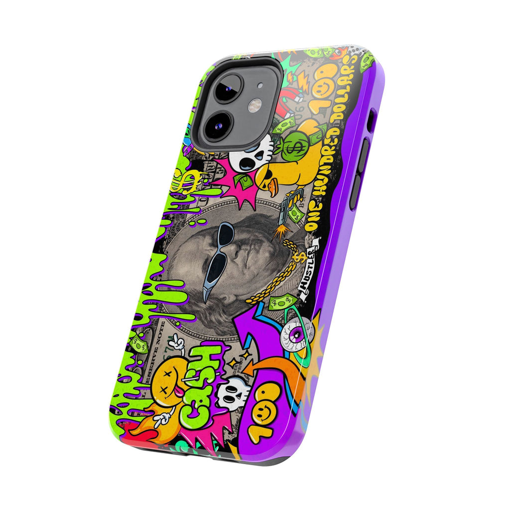 Vibrant Abstract Tough iPhone and Samsung Phone Cases - Funky, Graffiti-Style Protection, Perfect for Teens, Unique Gift, Street Art Lover, Cool Accessories
