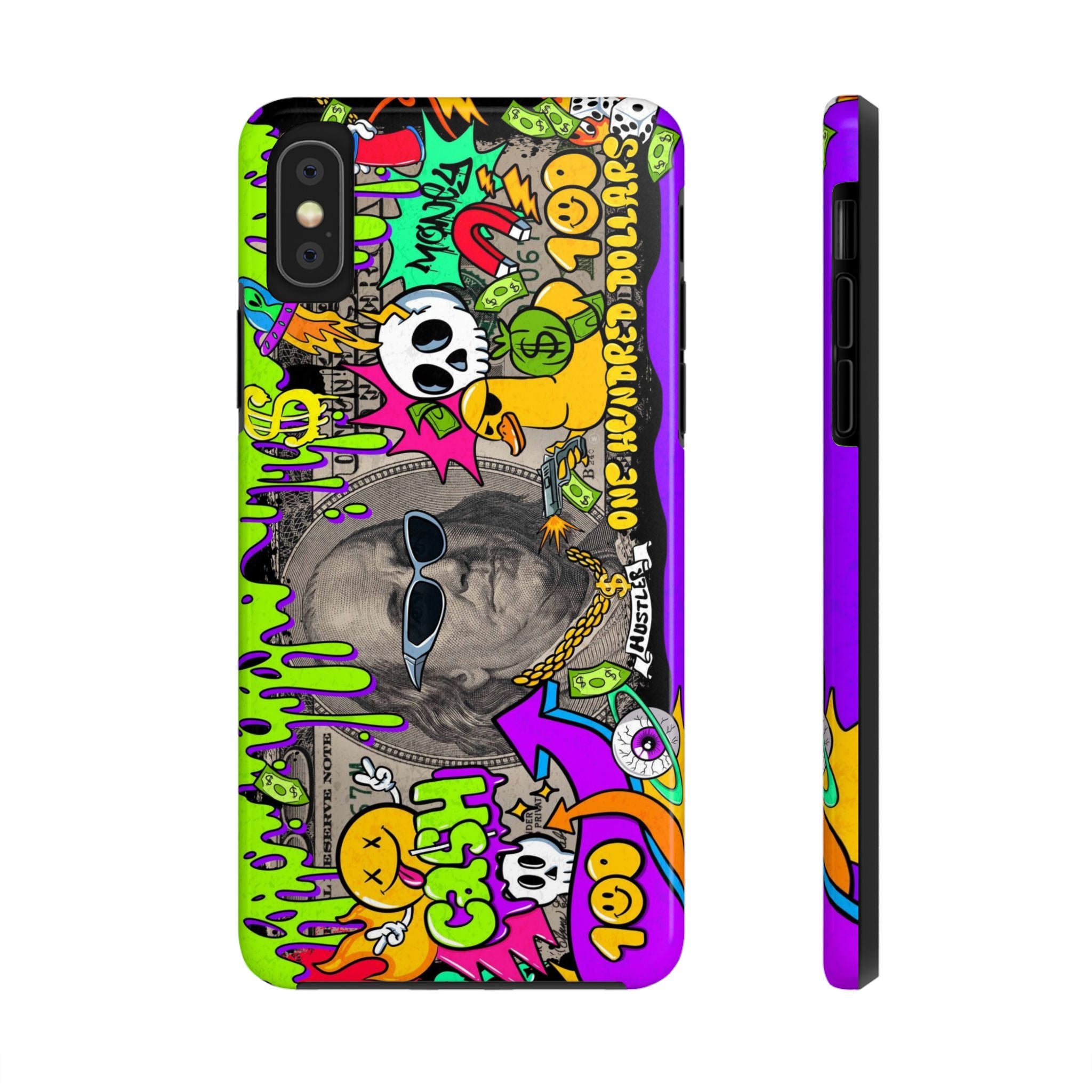 Vibrant Abstract Tough iPhone and Samsung Phone Cases - Funky, Graffiti-Style Protection, Perfect for Teens, Unique Gift, Street Art Lover, Cool Accessories