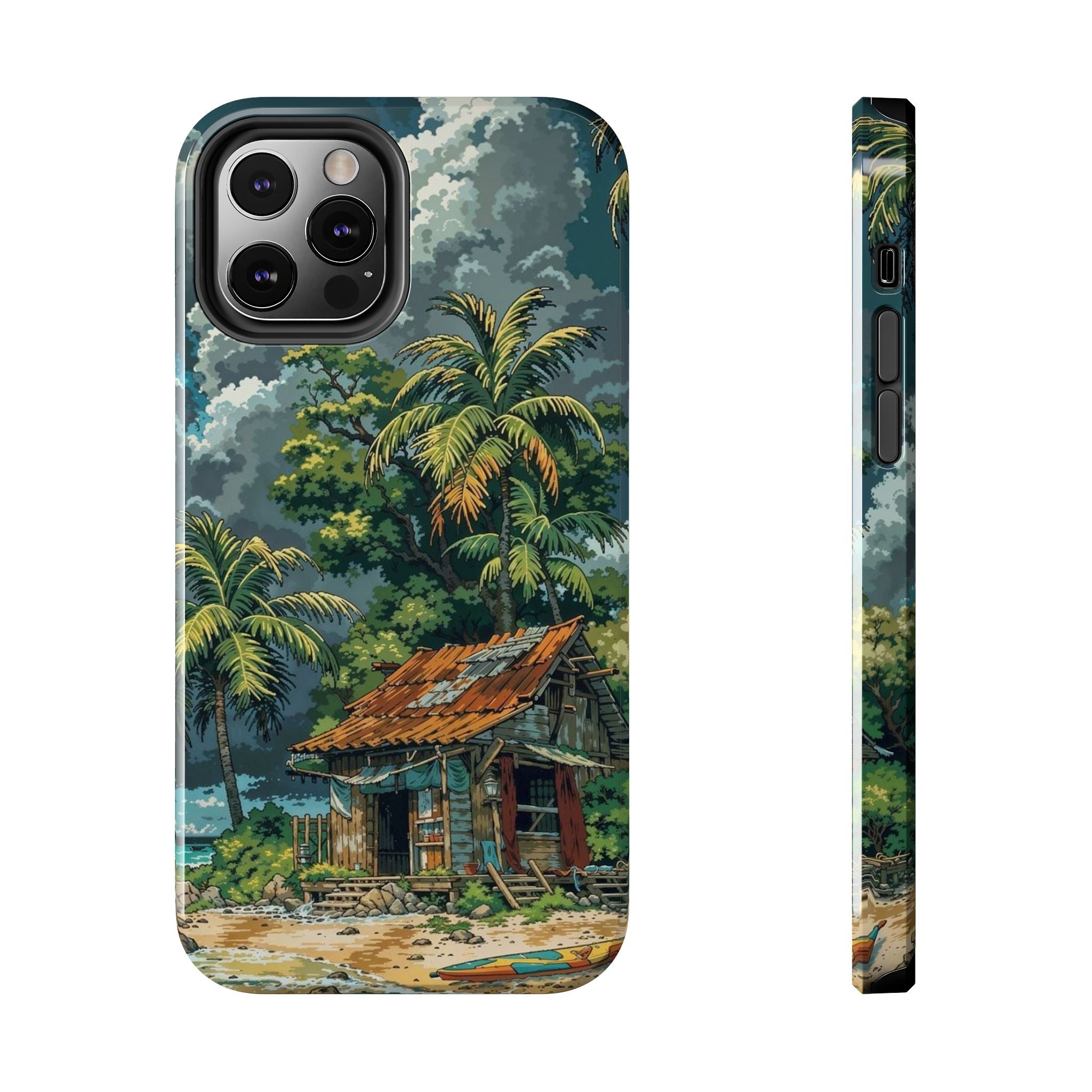 Tropical Paradise Tough iPhone and Samsung Cases - Beach Vibe, Summer Gift, Durable Protection for Adventure Lovers, Coastal Decor, Phone Accessories