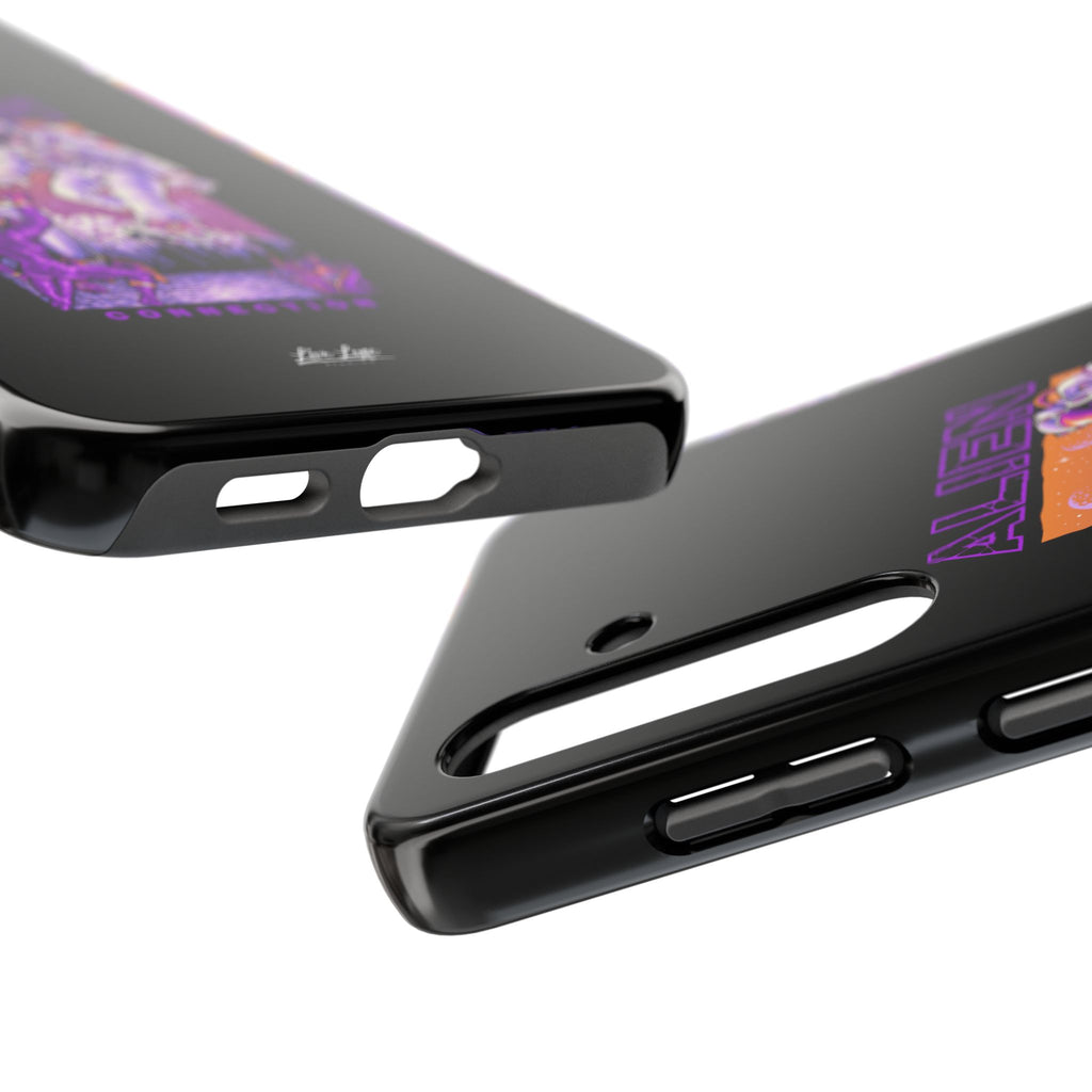 Alien Connection Phone Case – Sleek Black Cover