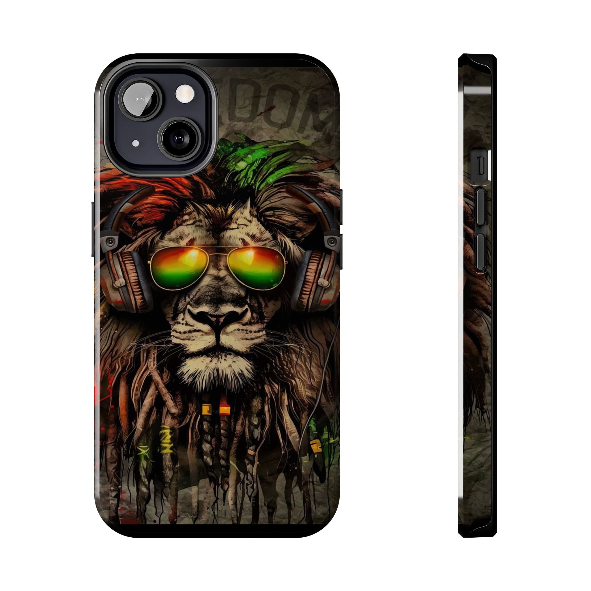Reggae Lion Iphone Phone Case - Tough Phone Cases for Music Lovers, Gift for Rasta Fans, Vibrant Phone Cover, Unique Phone Accessories, [...]