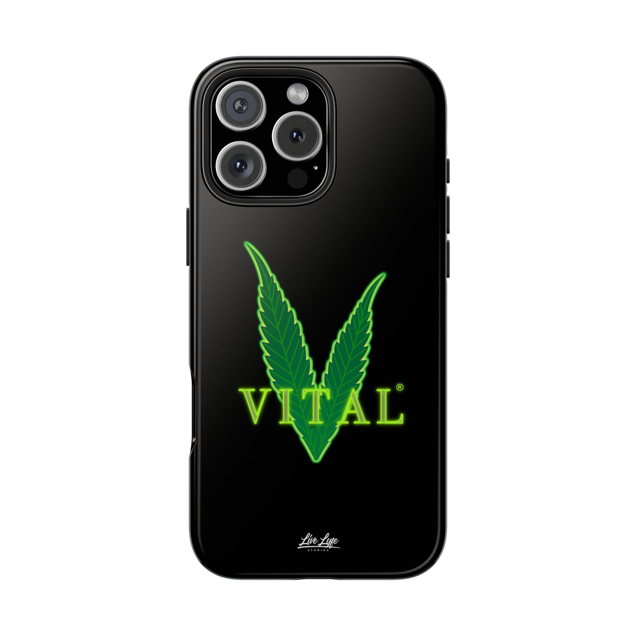 Vital Lyfe Phone Case – Sleek Black Cover